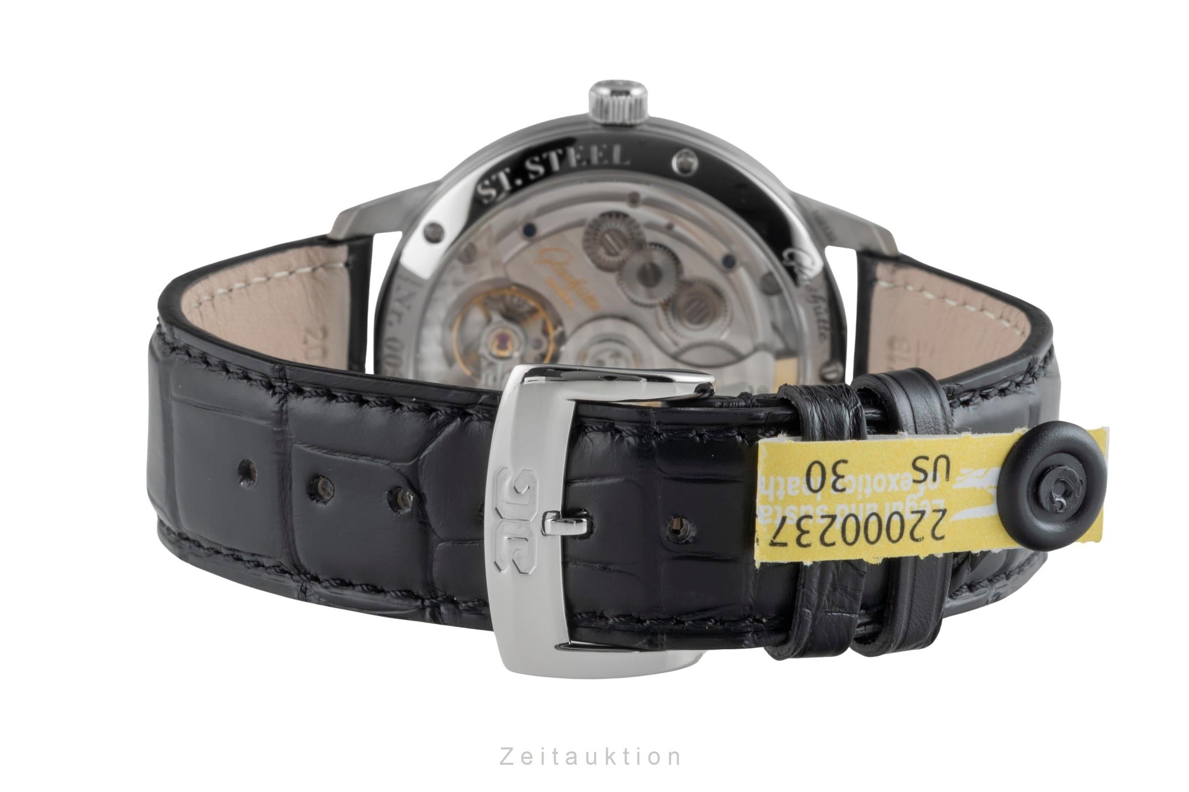 Glashütte Senator steel automatic men's watch 1-36-01-01-02-01	 LP: 9600EUR  [2505723]