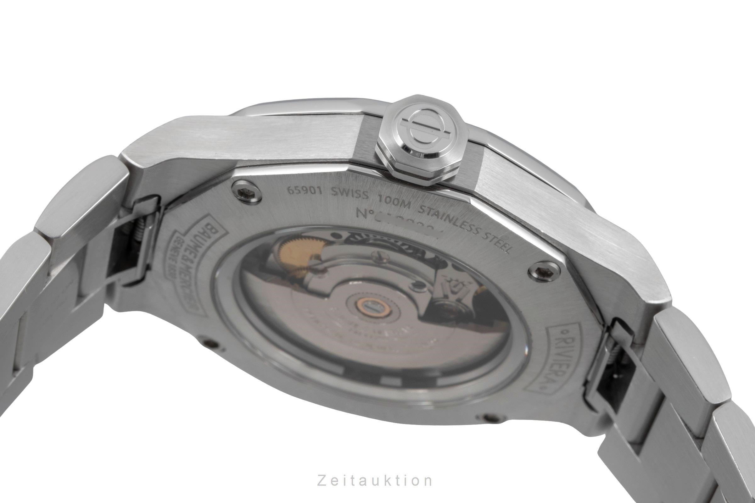 Baume & Mercier Riviera steel automatic men's watch M0A10622  65901  [2505724]