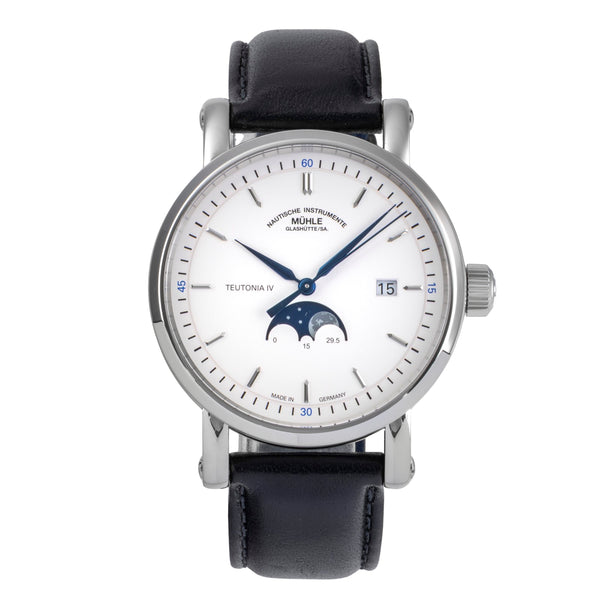 Mühle Teutonia IV Mondphase Stahl Automatik Ref. M1-44-05-LB B&P 2024	  [2505725]