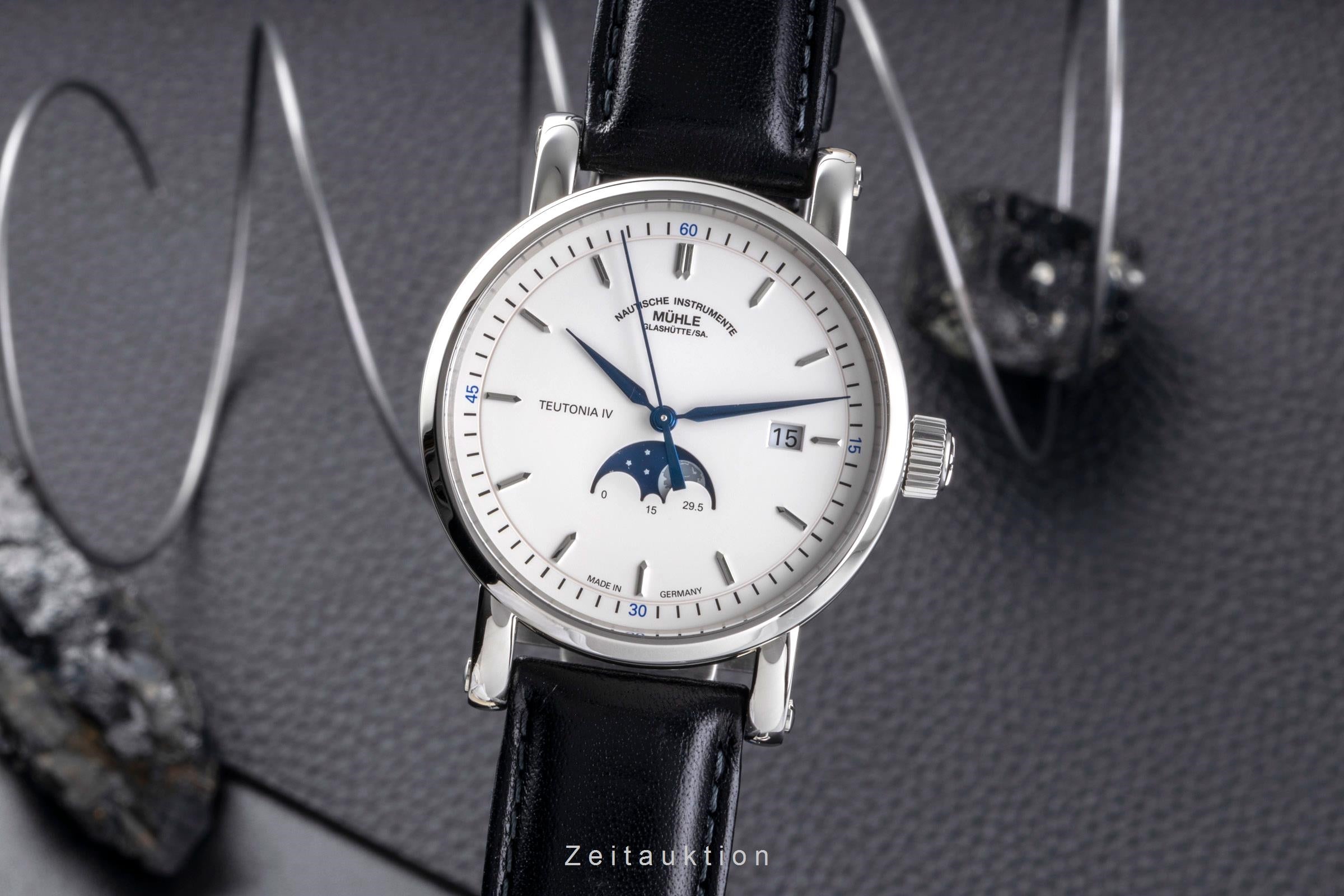 Mühle acier automatique montre pour hommes M1-44-05-LB	 LP: 2600EUR  [2505725]