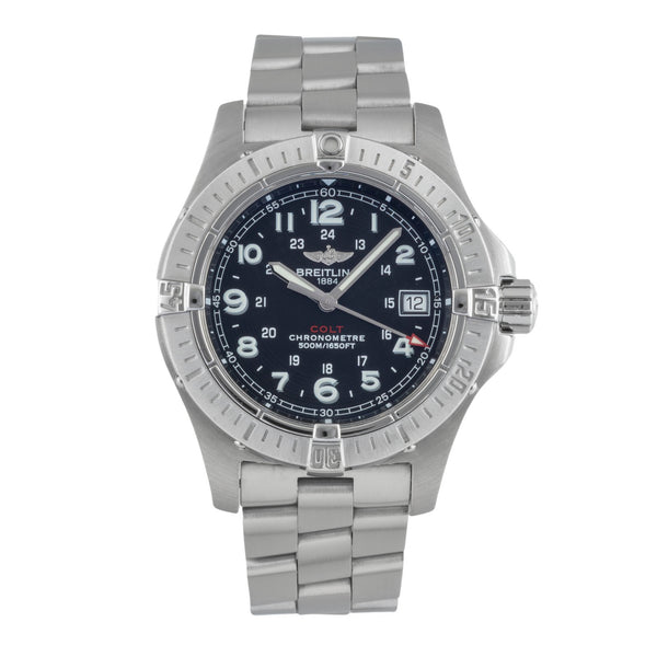 Breitling Colt acier quartz montre pour hommes A74380  [2505726]