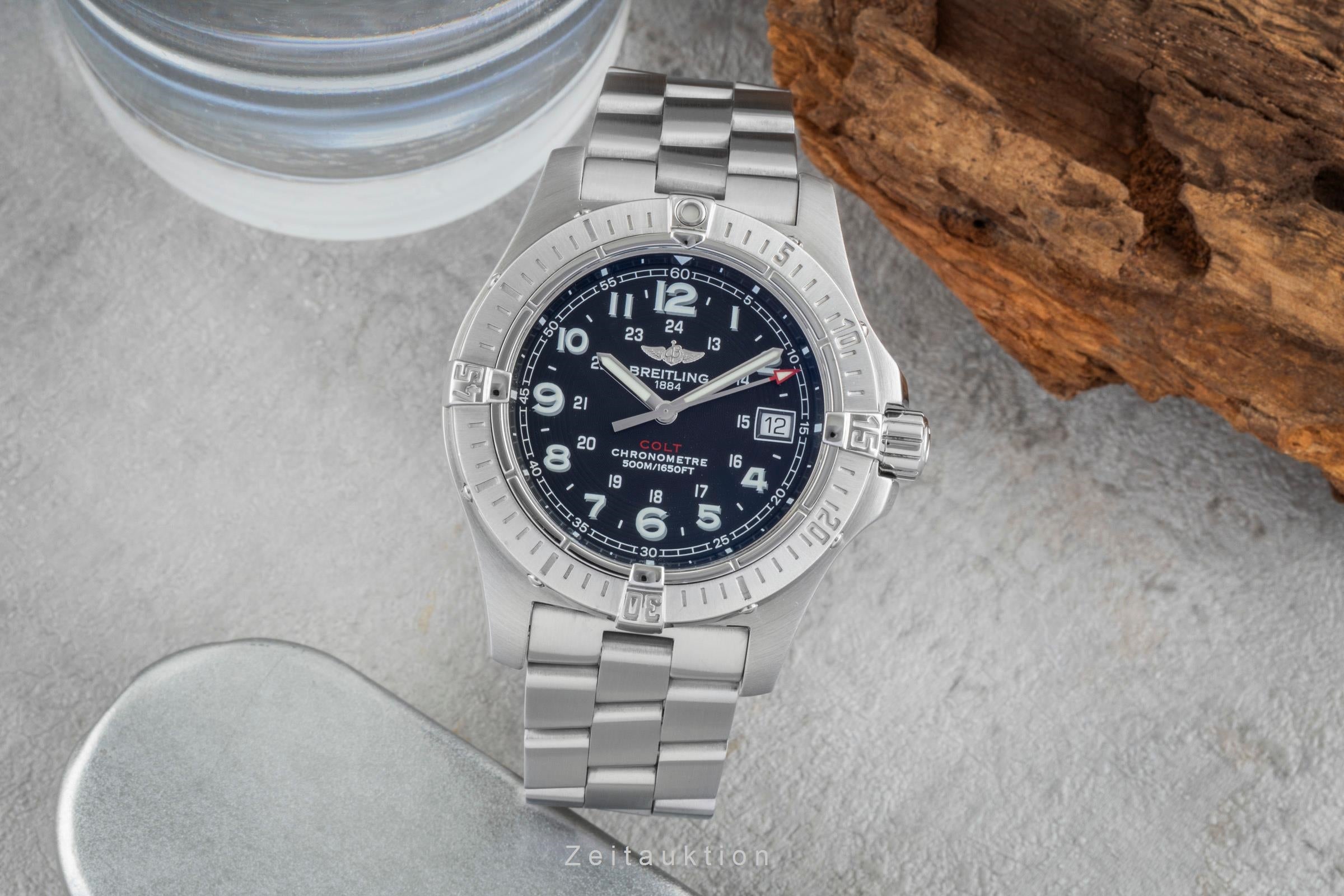 Breitling Colt acier quartz montre pour hommes A74380  [2505726]