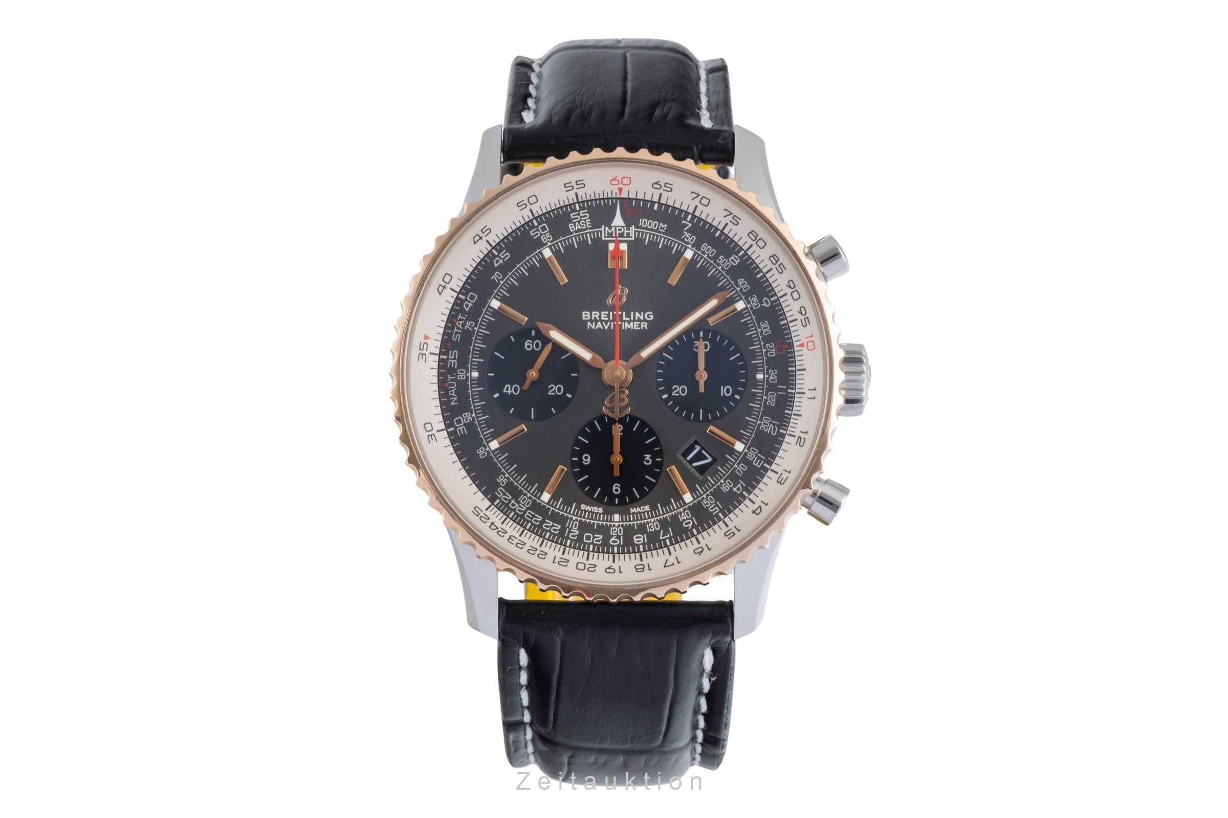 Breitling Navitimer 01 Chronograph 43 Stahl Gold Ref UB0121211F1P1 NP: 10500,- € [2505728]