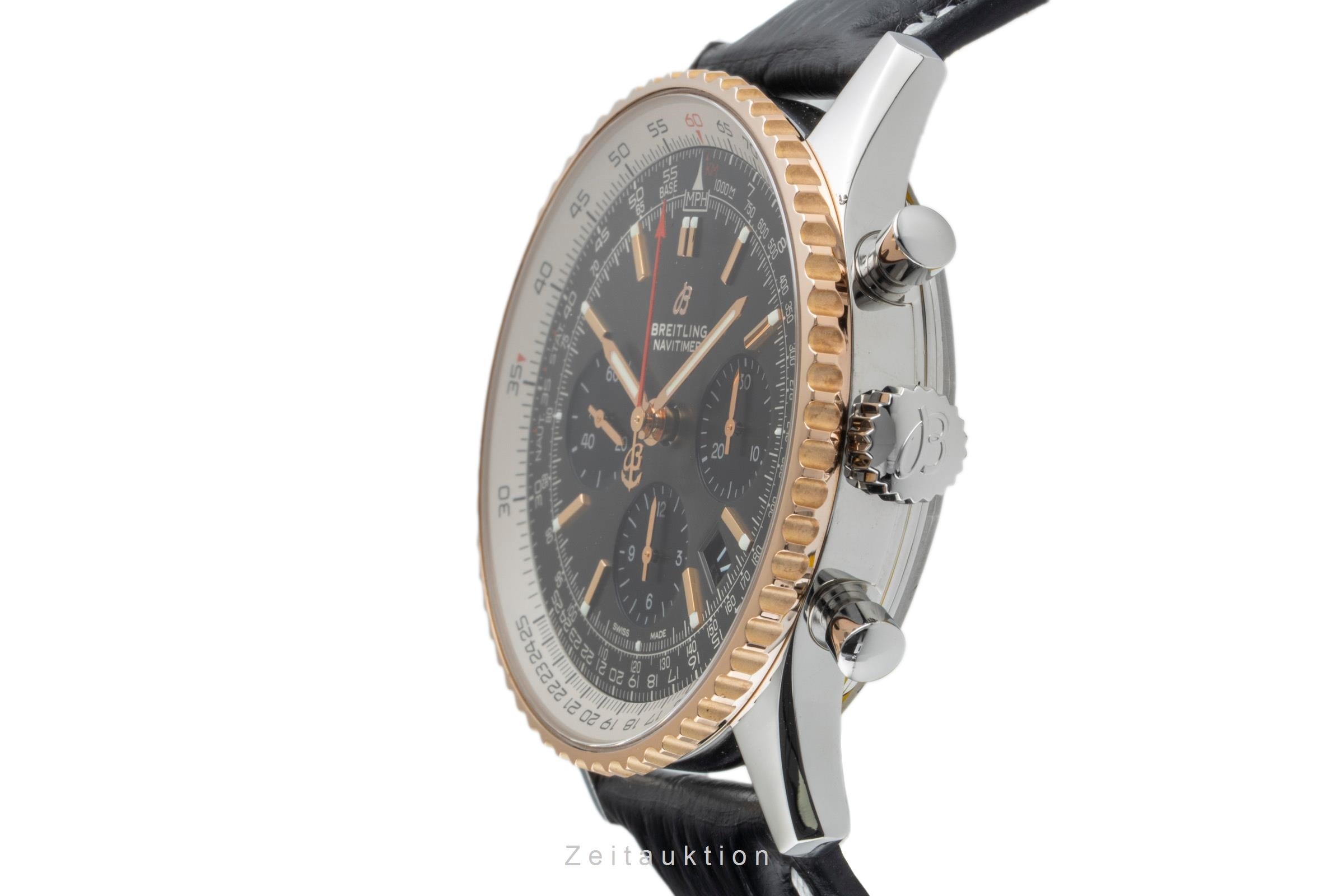 Breitling Navitimer 01 Chronograph 43 Stahl Gold Ref UB0121211F1P1 NP: 10500,- € [2505728]