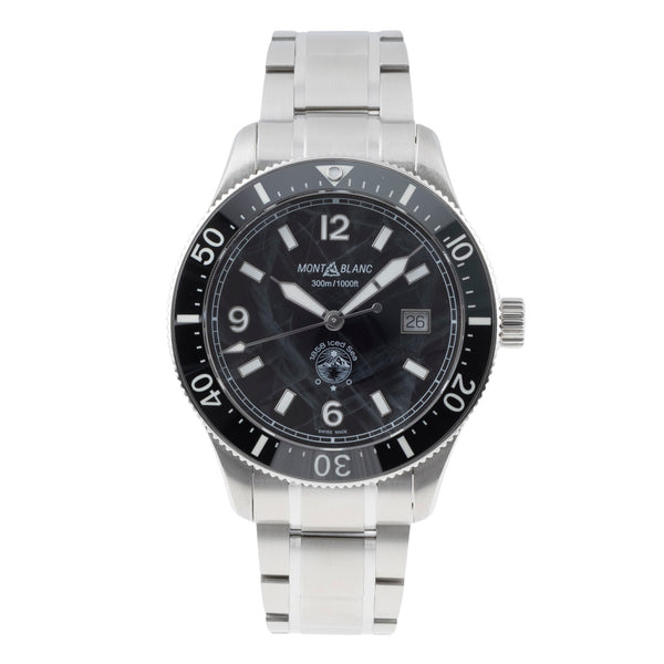 Montblanc 1858 steel automatic men's watch MB129371  7578 LP: 3700EUR  [2505732]