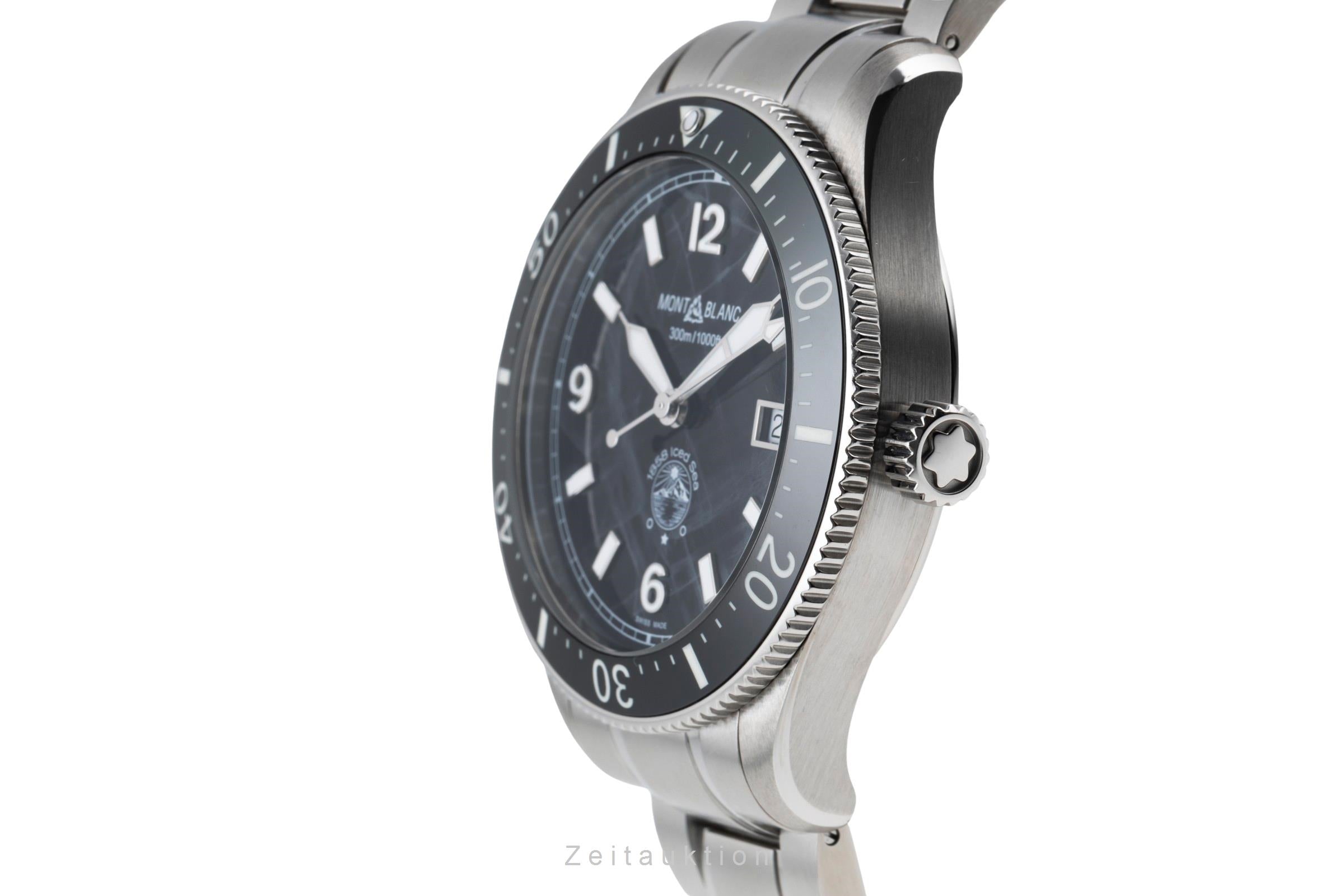 Montblanc 1858 steel automatic Kal. MB 2417 Ref. MB129371 7578