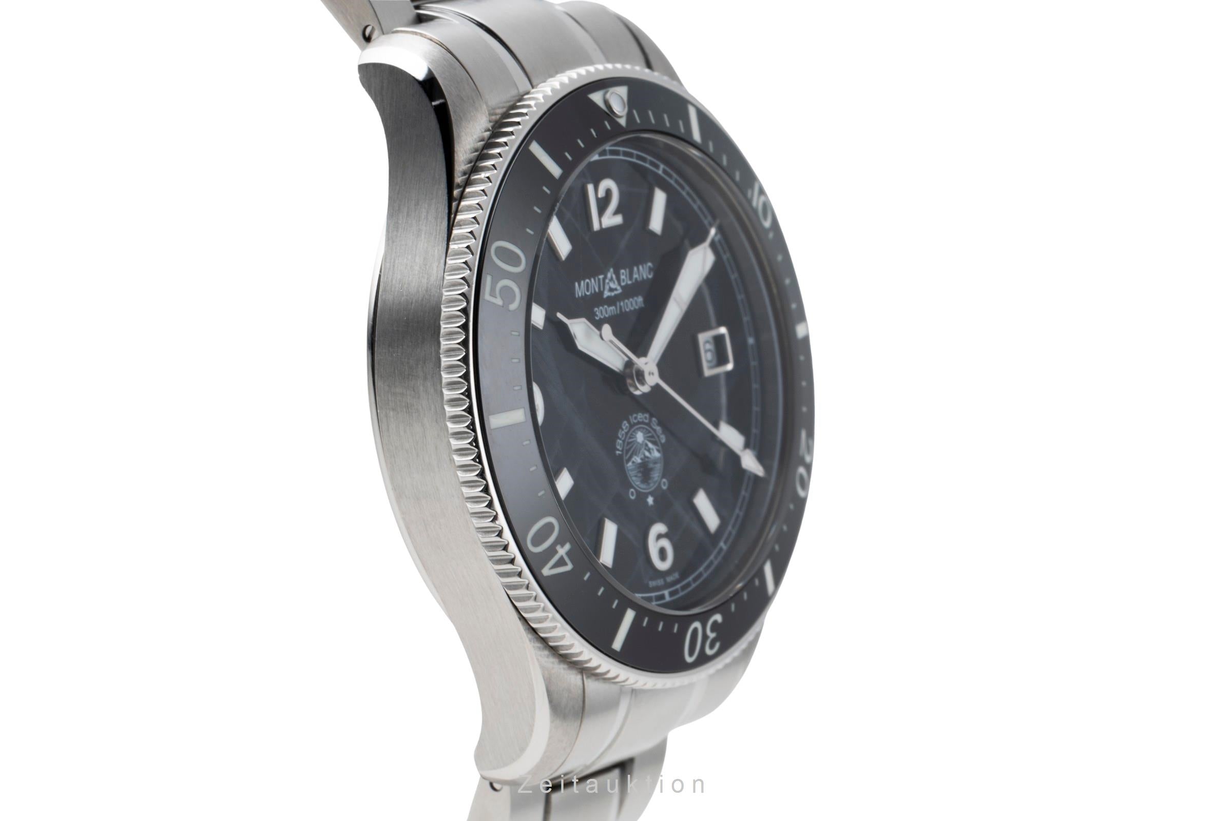 Montblanc 1858 steel automatic men's watch MB129371  7578 LP: 3700EUR  [2505732]