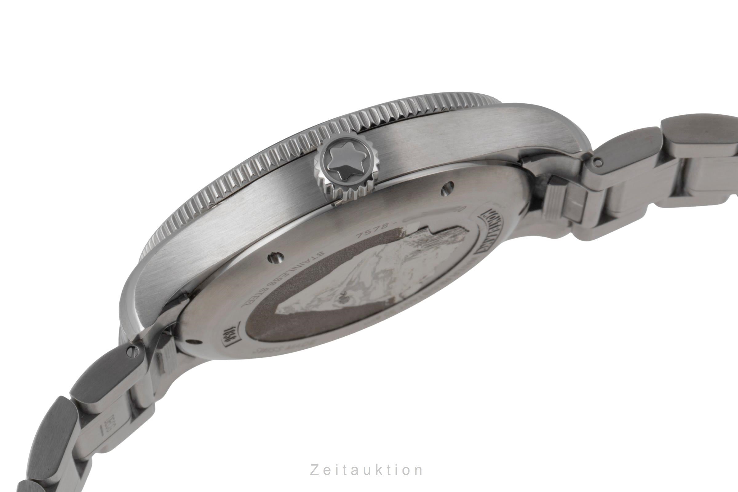 Montblanc 1858 steel automatic men's watch MB129371  7578 LP: 3700EUR  [2505732]