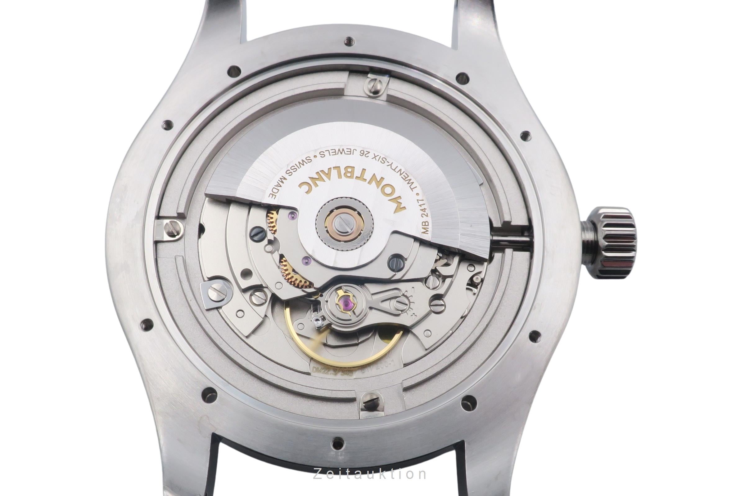 Montblanc 1858 steel automatic men's watch MB129371  7578 LP: 3700EUR  [2505732]