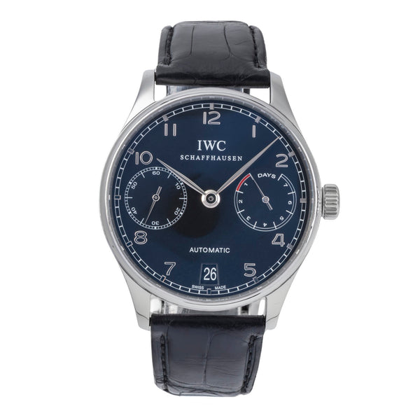 IWC Portugieser steel automatic men's watch IW500109 LP: 14000EUR  [2505733]