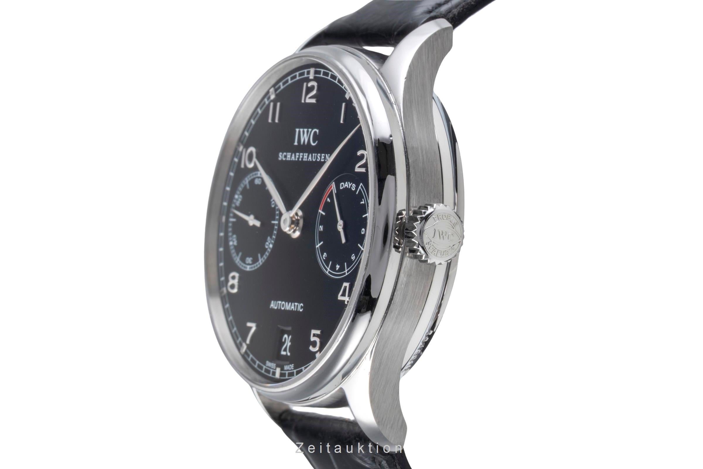 IWC Portugieser steel automatic men's watch IW500109 LP: 14000EUR  [2505733]