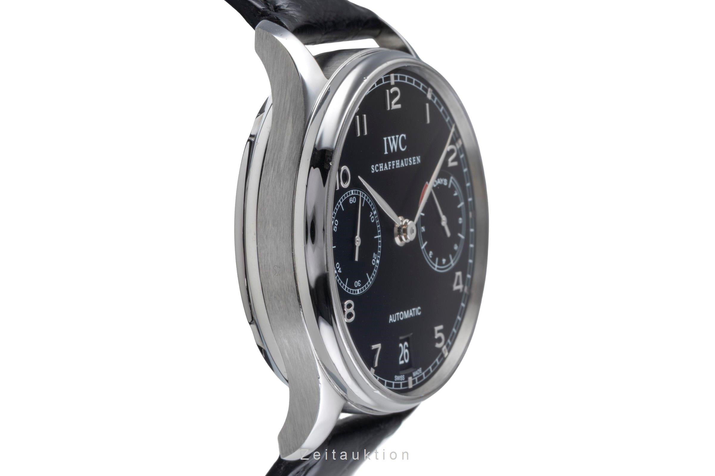 IWC Portugieser steel automatic men's watch IW500109 LP: 14000EUR  [2505733]