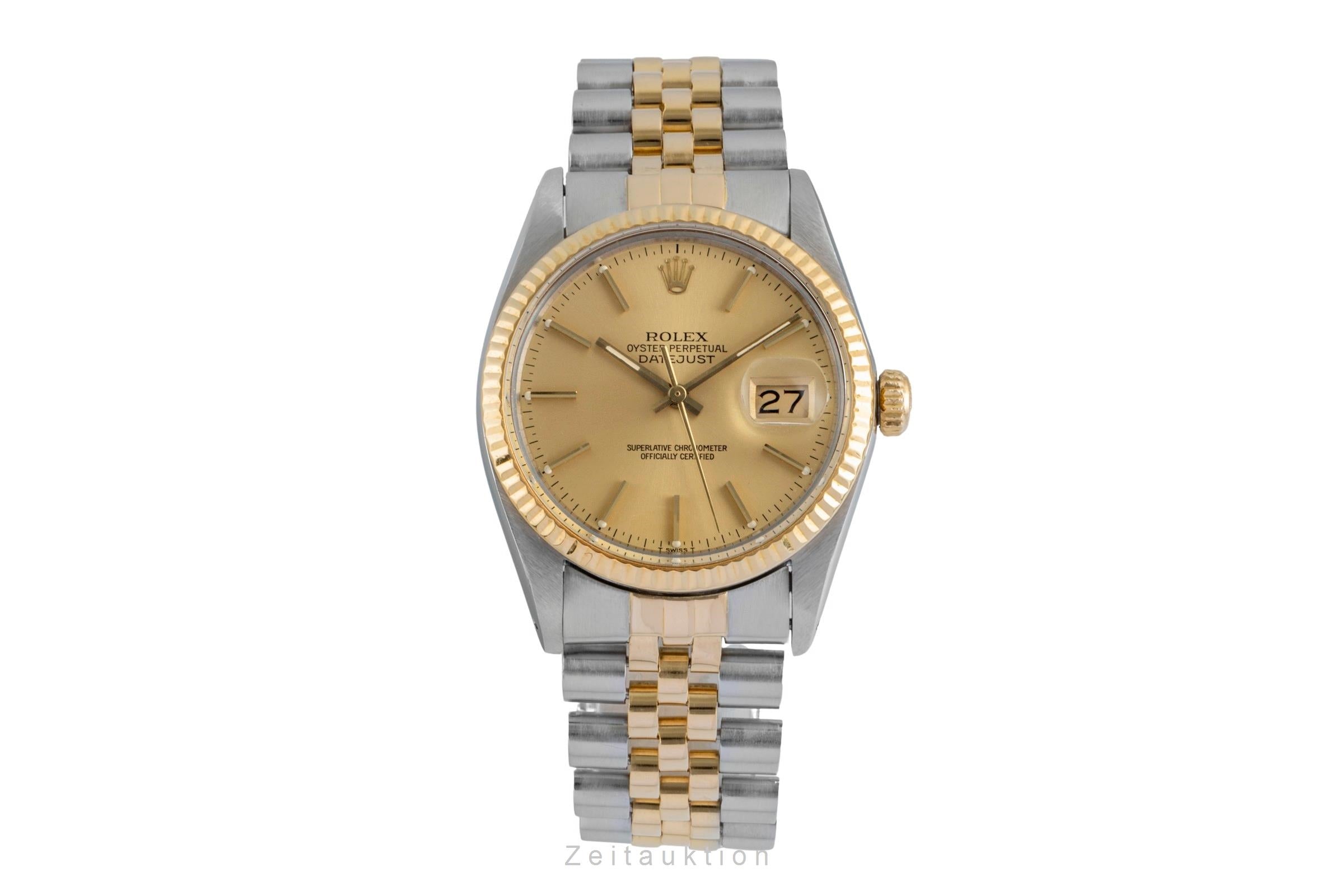 Rolex Datejust acero / oro automático reloj para caballeros 16013  [2505734]