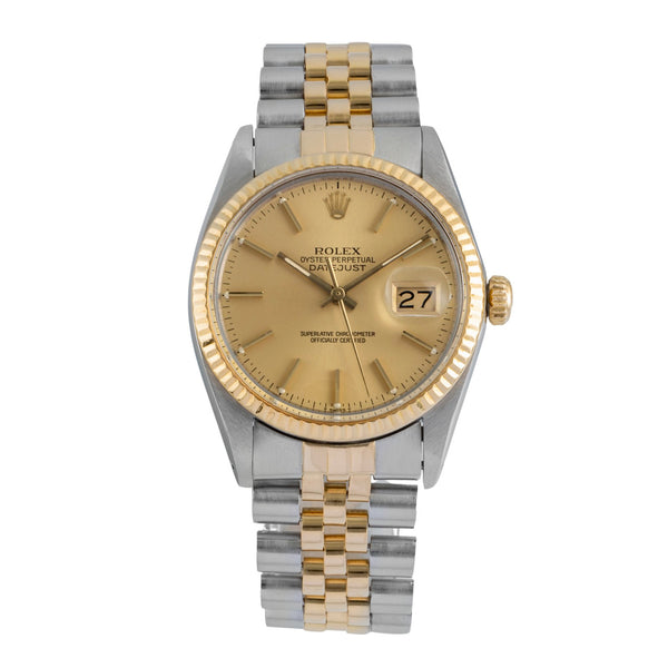 Rolex Datejust acero / oro automático reloj para caballeros 16013  [2505734]