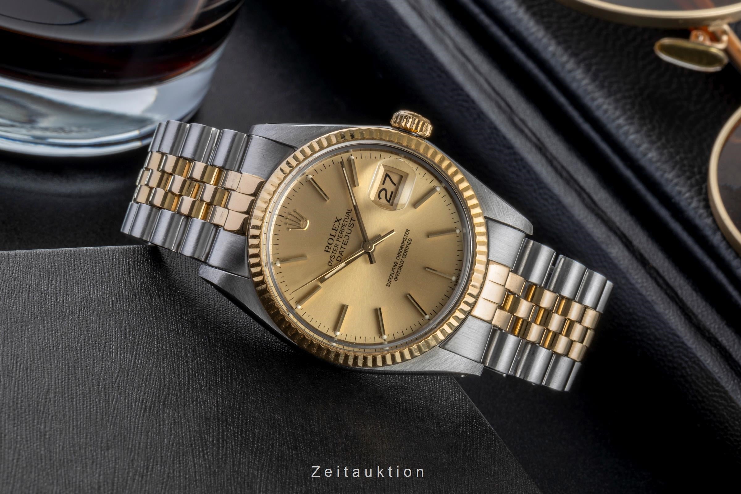 Rolex Datejust acero / oro automático reloj para caballeros 16013  [2505734]