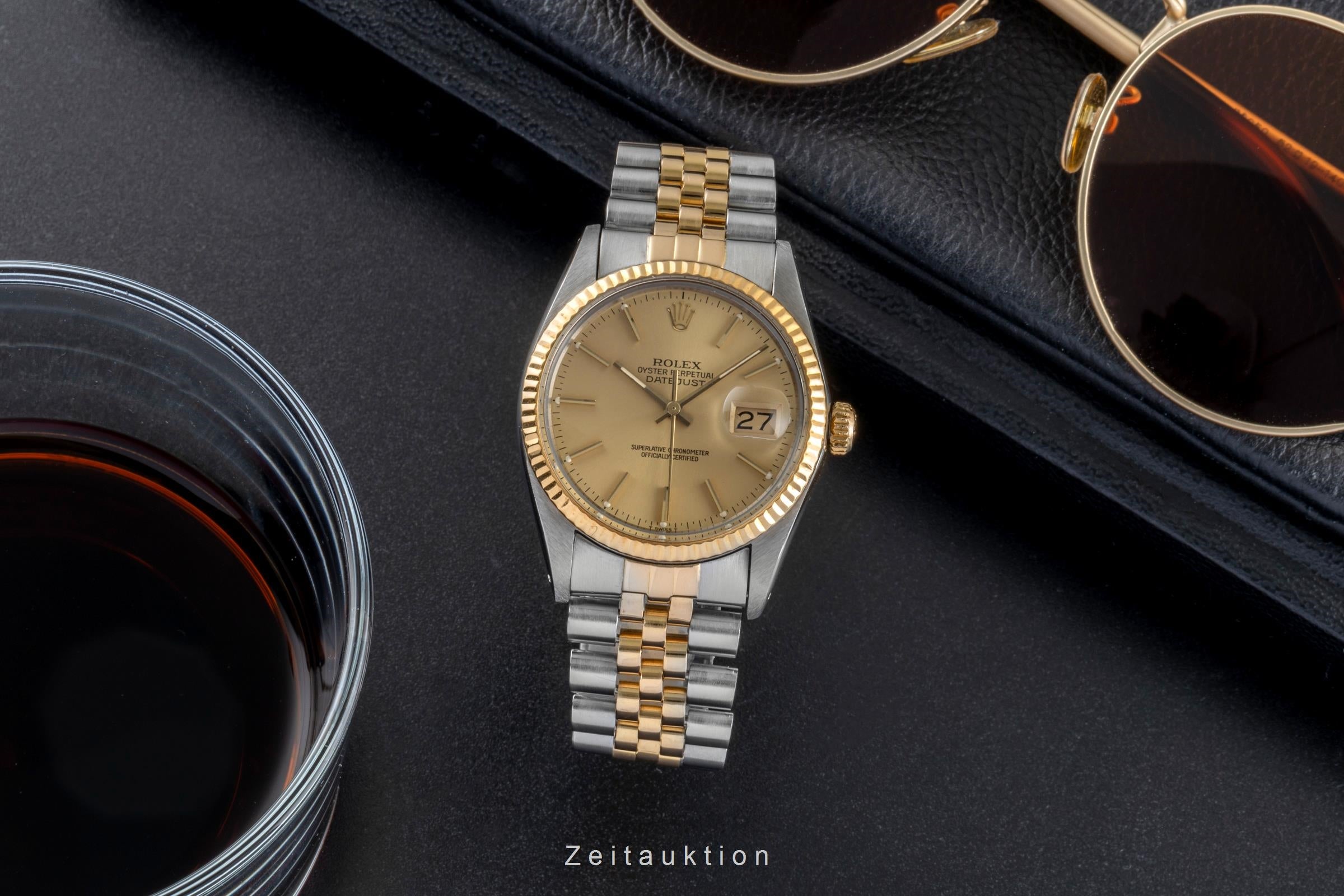 Rolex Datejust acero / oro automático reloj para caballeros 16013  [2505734]