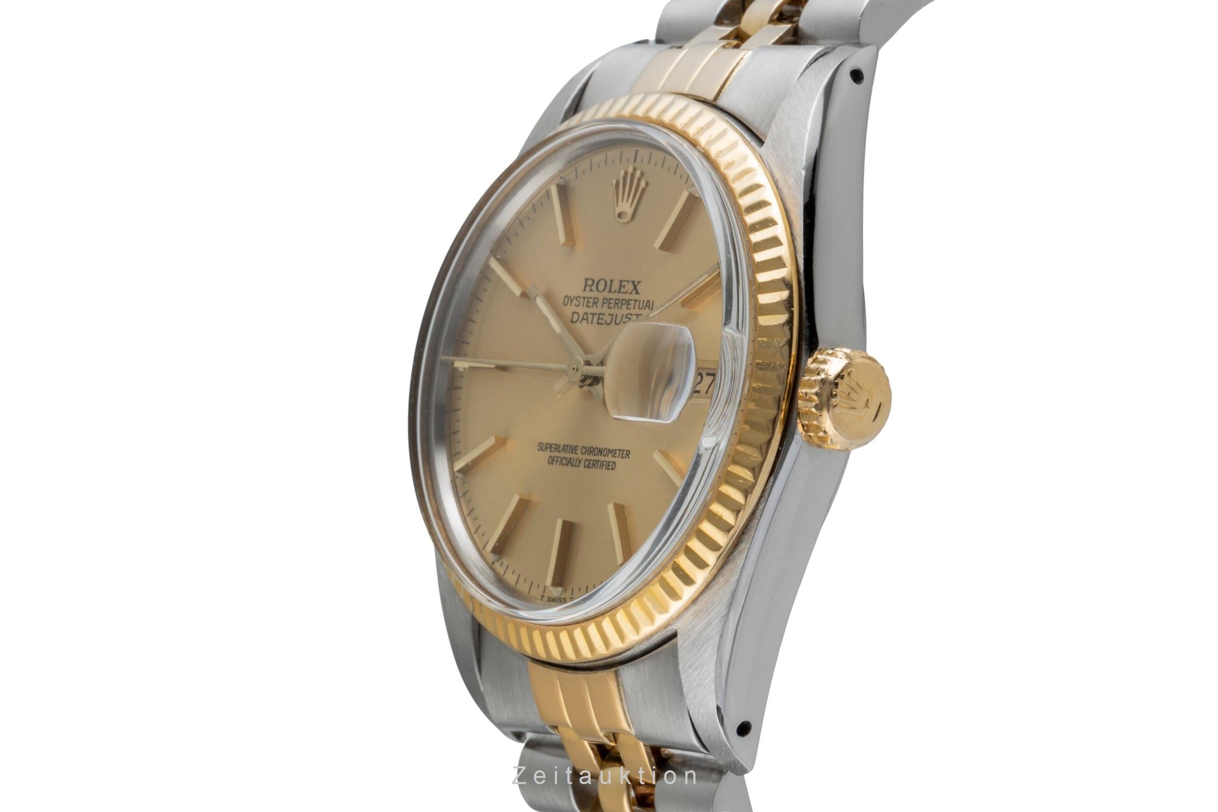 Rolex Datejust acero / oro automático reloj para caballeros 16013  [2505734]