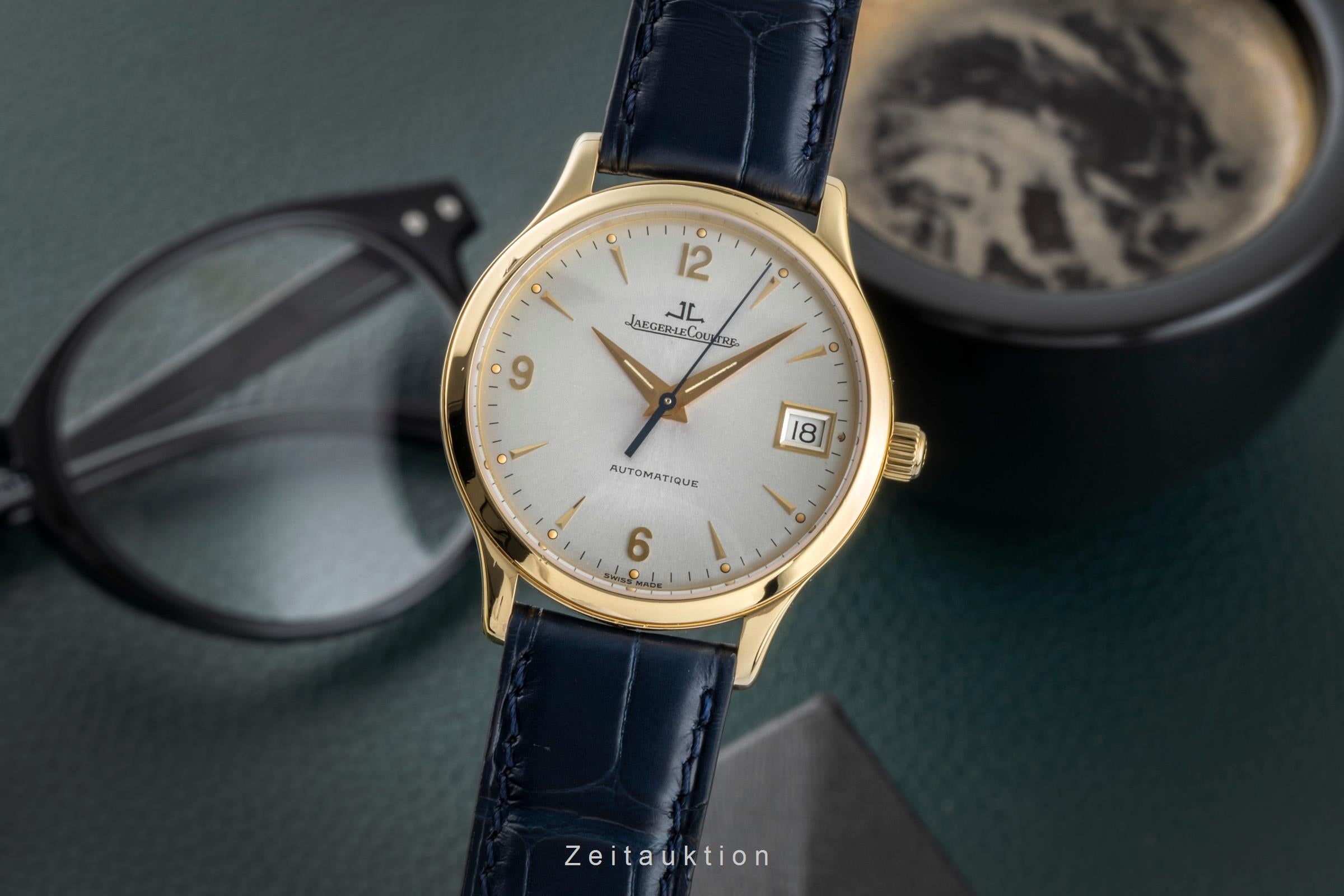 Jaeger LeCoultre Master Control 18k Gold Automatik Ref. 145.1.89 Papiere [2505735]