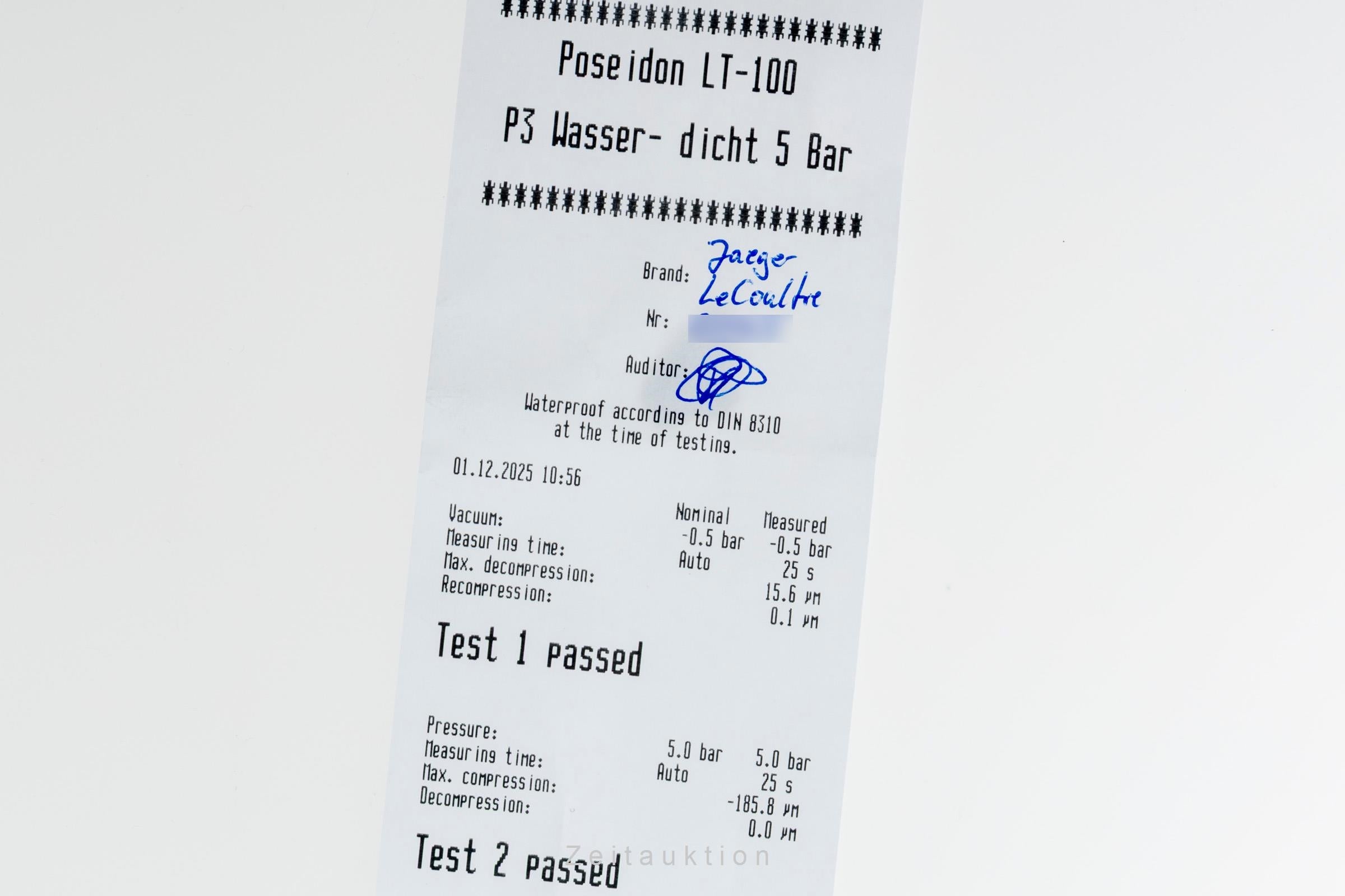 Jaeger LeCoultre Master Control 18k Gold Automatik Ref. 145.1.89 Papiere [2505735]