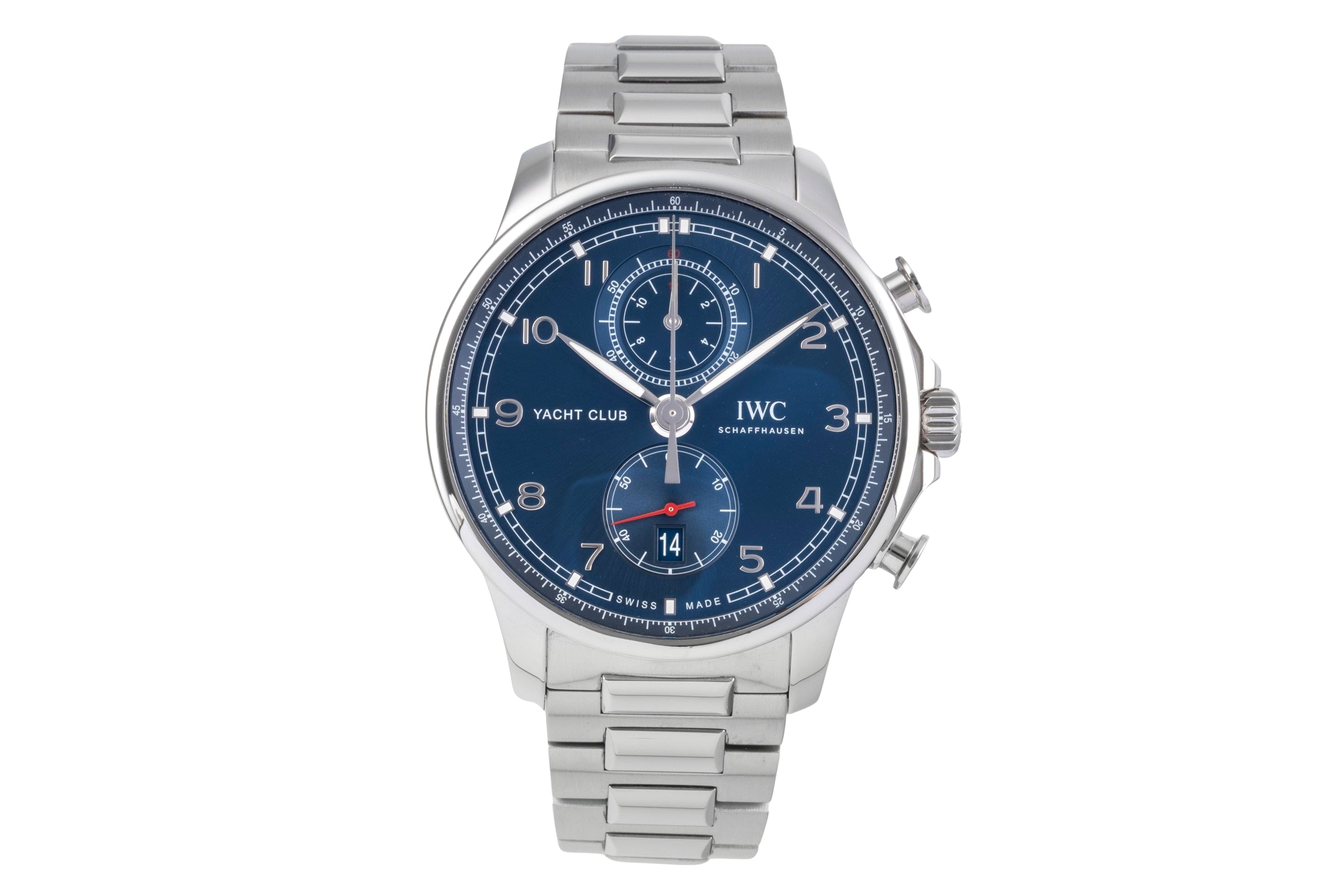 IWC Yachtclub chronographe acier automatique montre pour hommes IW390701 LP: 13500EUR  [2505737]