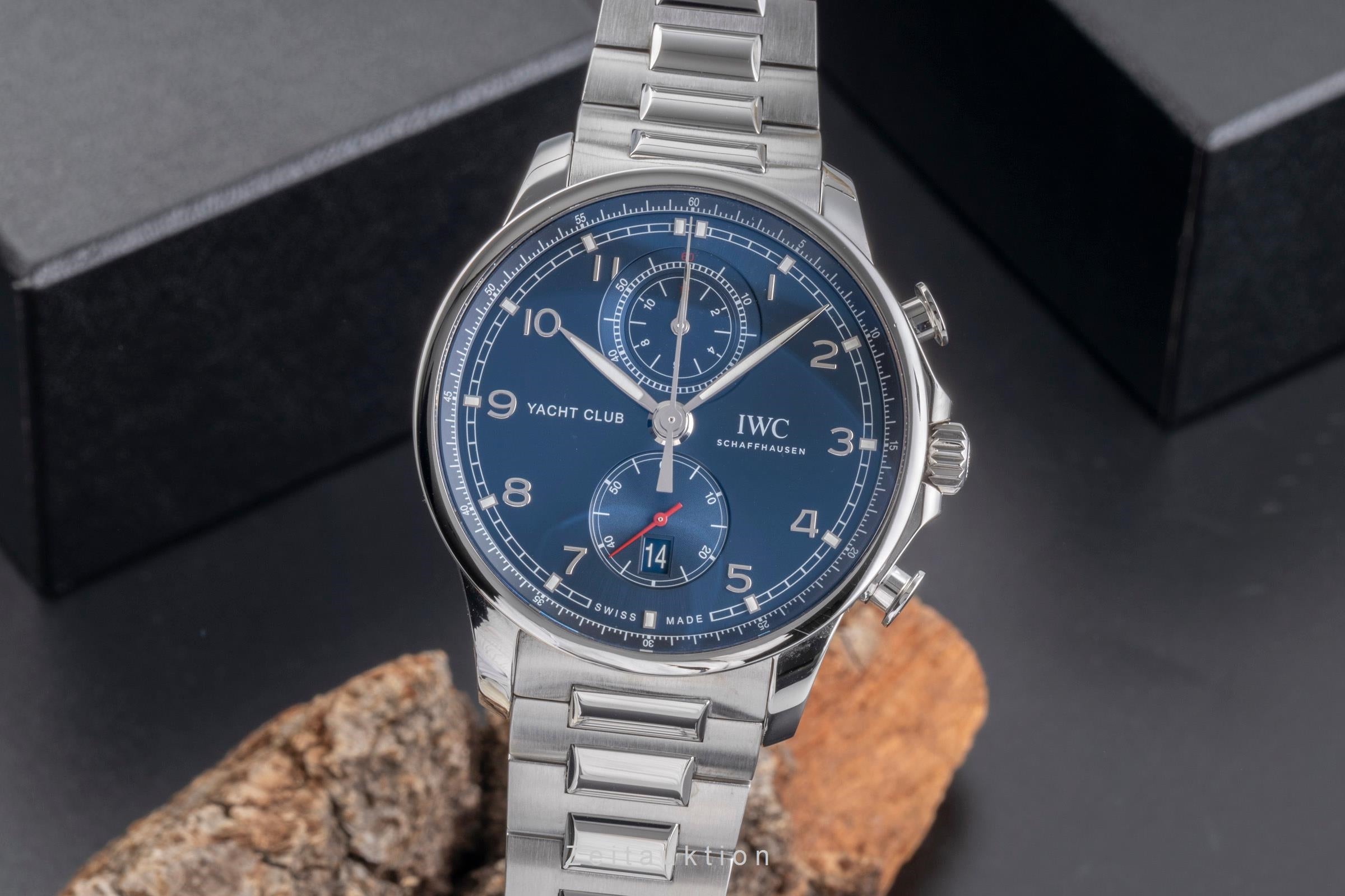 IWC Yachtclub chronographe acier automatique montre pour hommes IW390701 LP: 13500EUR  [2505737]