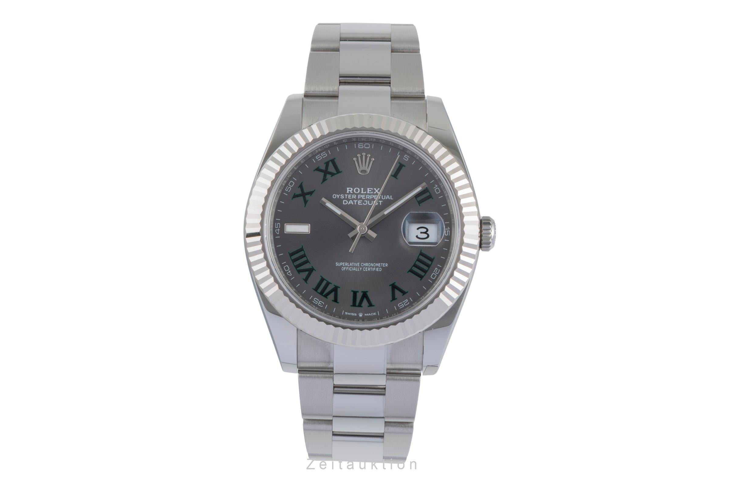 Rolex Datejust steel / white gold automatic men's watch 126334  [2505739]