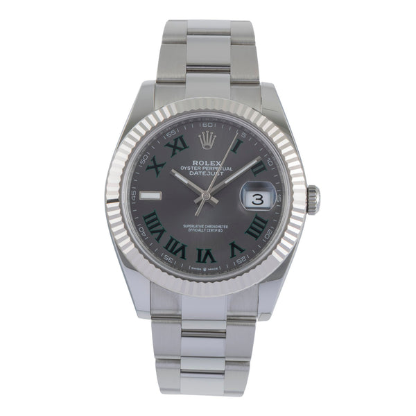 Rolex Datejust steel / white gold automatic men's watch 126334  [2505739]