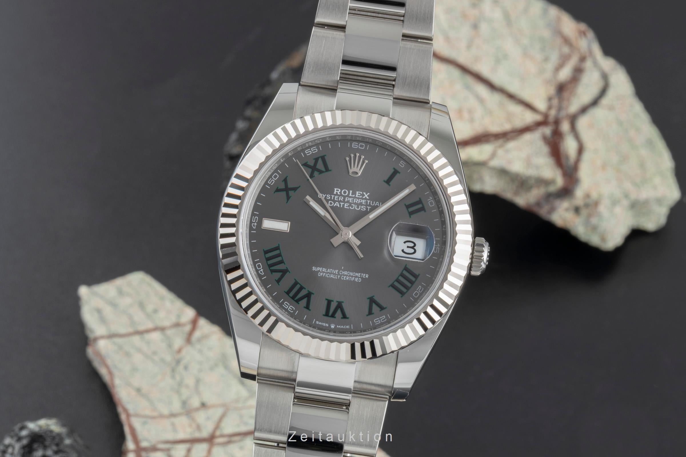 Rolex Datejust steel / white gold automatic men's watch 126334  [2505739]