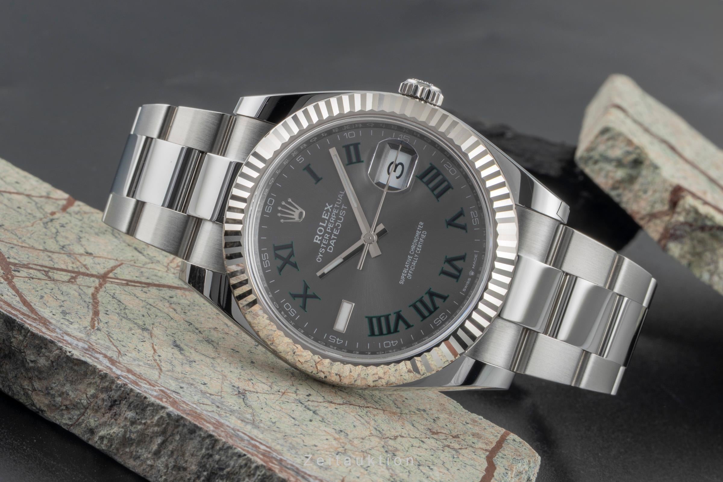 Rolex Datejust steel / white gold automatic men's watch 126334  [2505739]