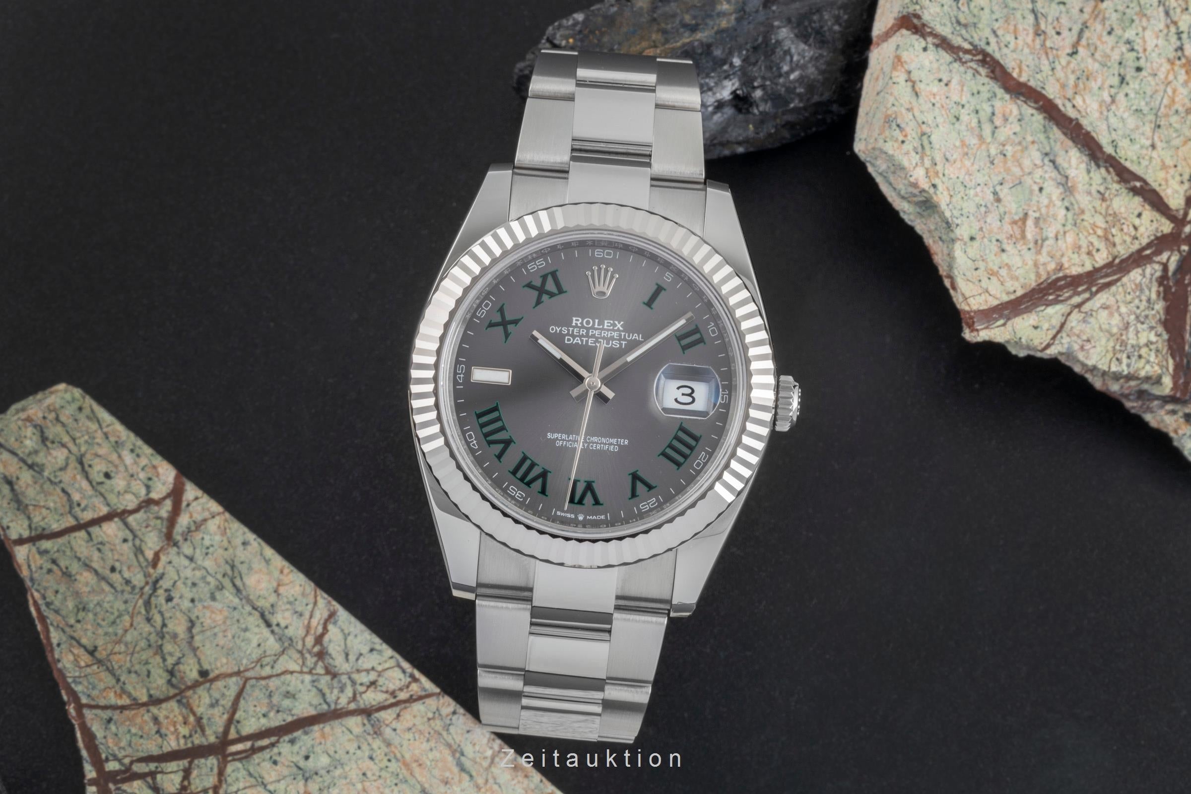 Rolex Datejust steel / white gold automatic men's watch 126334  [2505739]