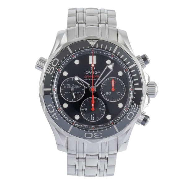 Omega Seamaster chronograph steel automatic men's watch 212.30.44.50.01.001  [2505740]
