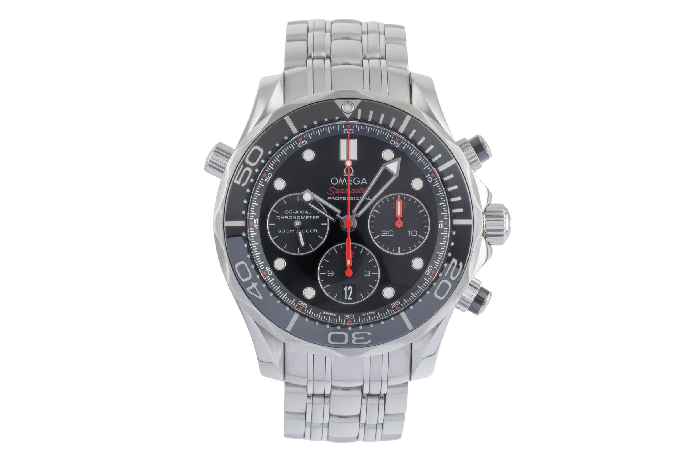 Omega Seamaster chronograph steel automatic men's watch 212.30.44.50.01.001  [2505740]