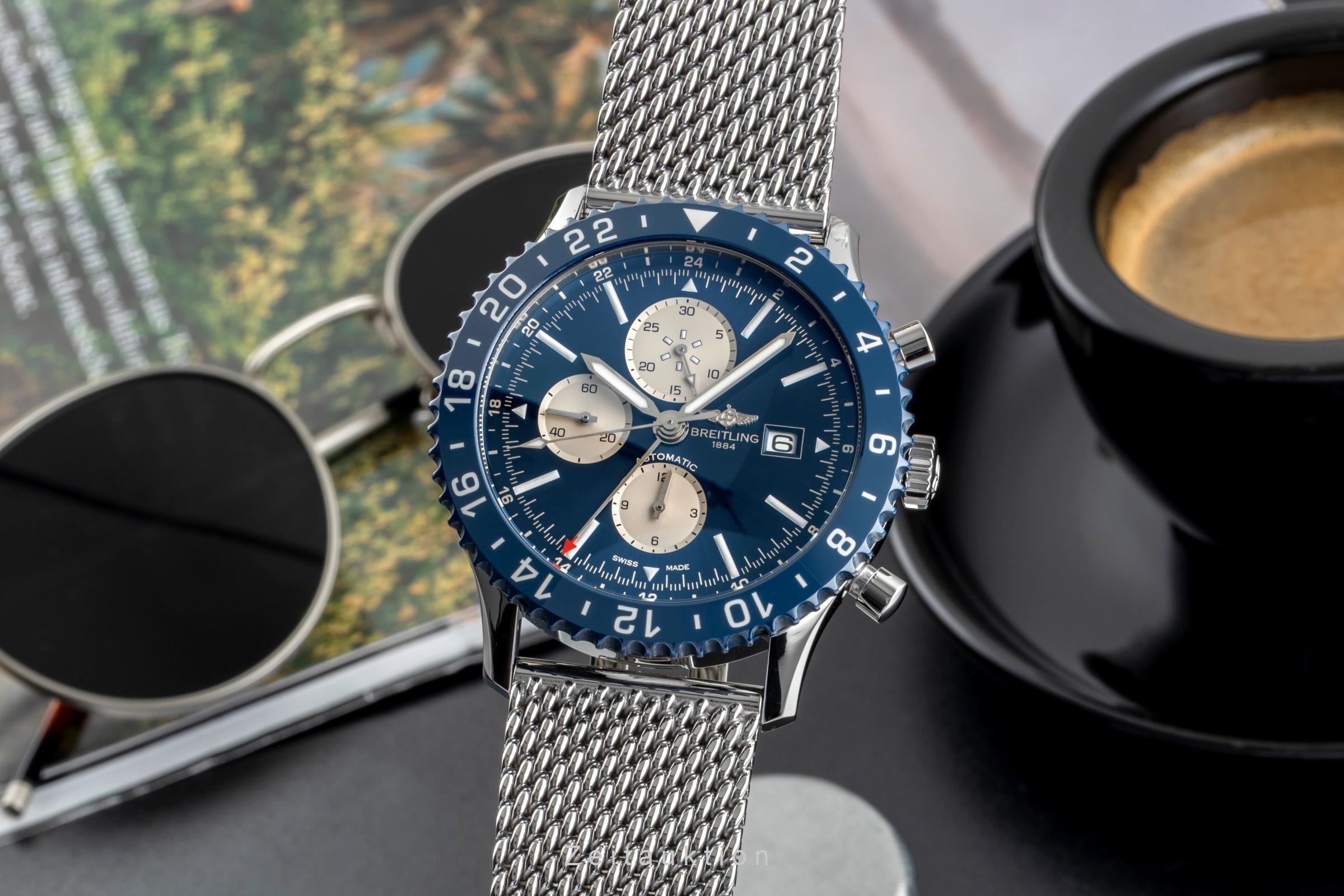 Breitling Chronoliner chronographe acier automatique montre pour hommes Y2431016/C970  [2505741]