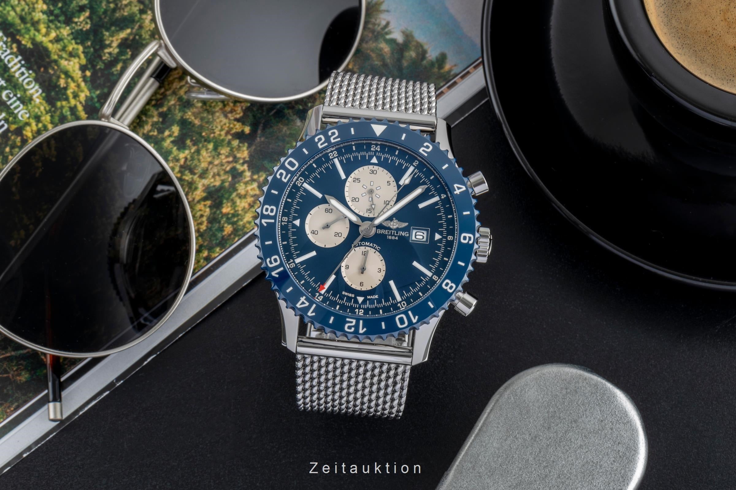 Breitling Chronoliner cronografo acciaio automatismo orologio da uomo Y2431016/C970  [2505741]