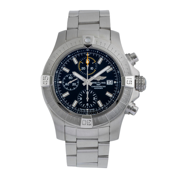 Breitling Avenger chronographe acier automatique montre pour hommes A13317  [2505744]