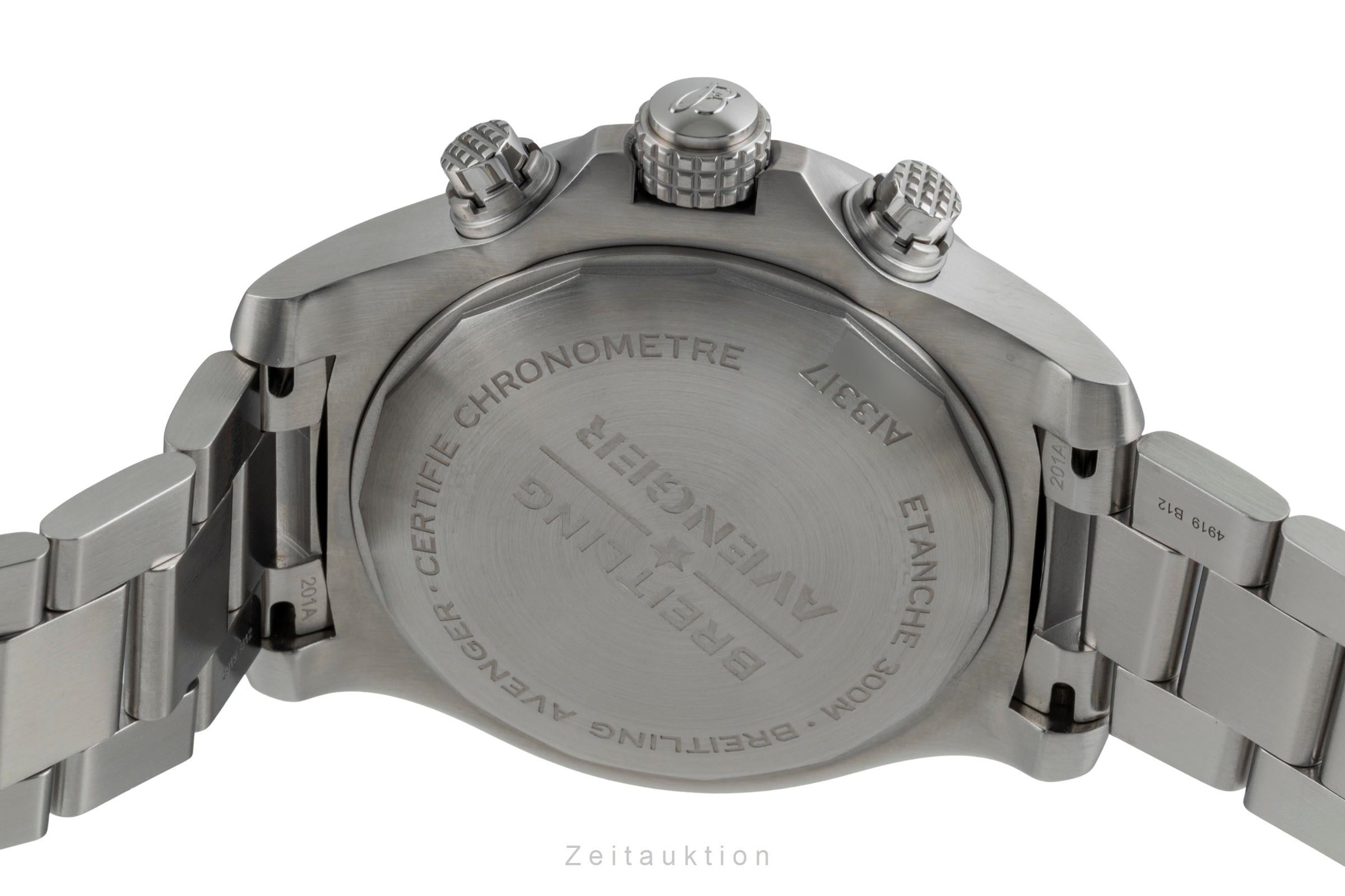 Breitling Avenger chronographe acier automatique montre pour hommes A13317  [2505744]