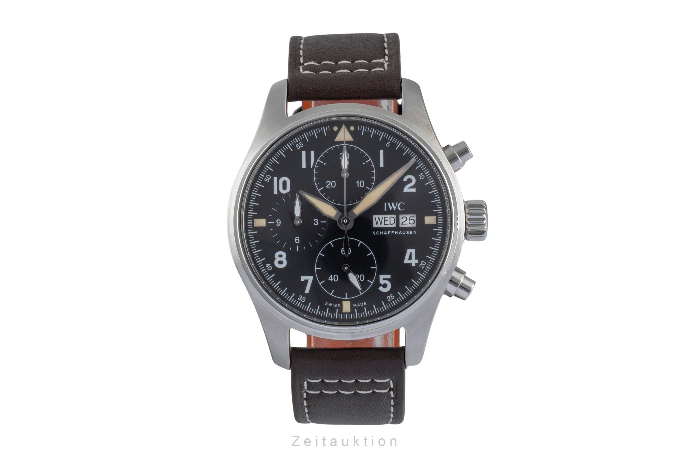 IWC Fliegerchronograph cronografo acciaio automatismo orologio da uomo IW387903 LP: 7700EUR  [2505745]