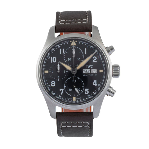 IWC Fliegerchronograph cronografo acciaio automatismo orologio da uomo IW387903 LP: 7700EUR  [2505745]