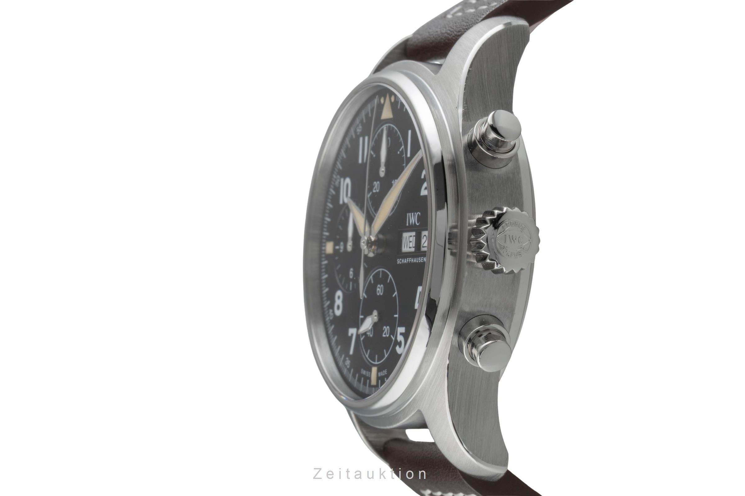 IWC Fliegerchronograph cronografo acciaio automatismo orologio da uomo IW387903 LP: 7700EUR  [2505745]