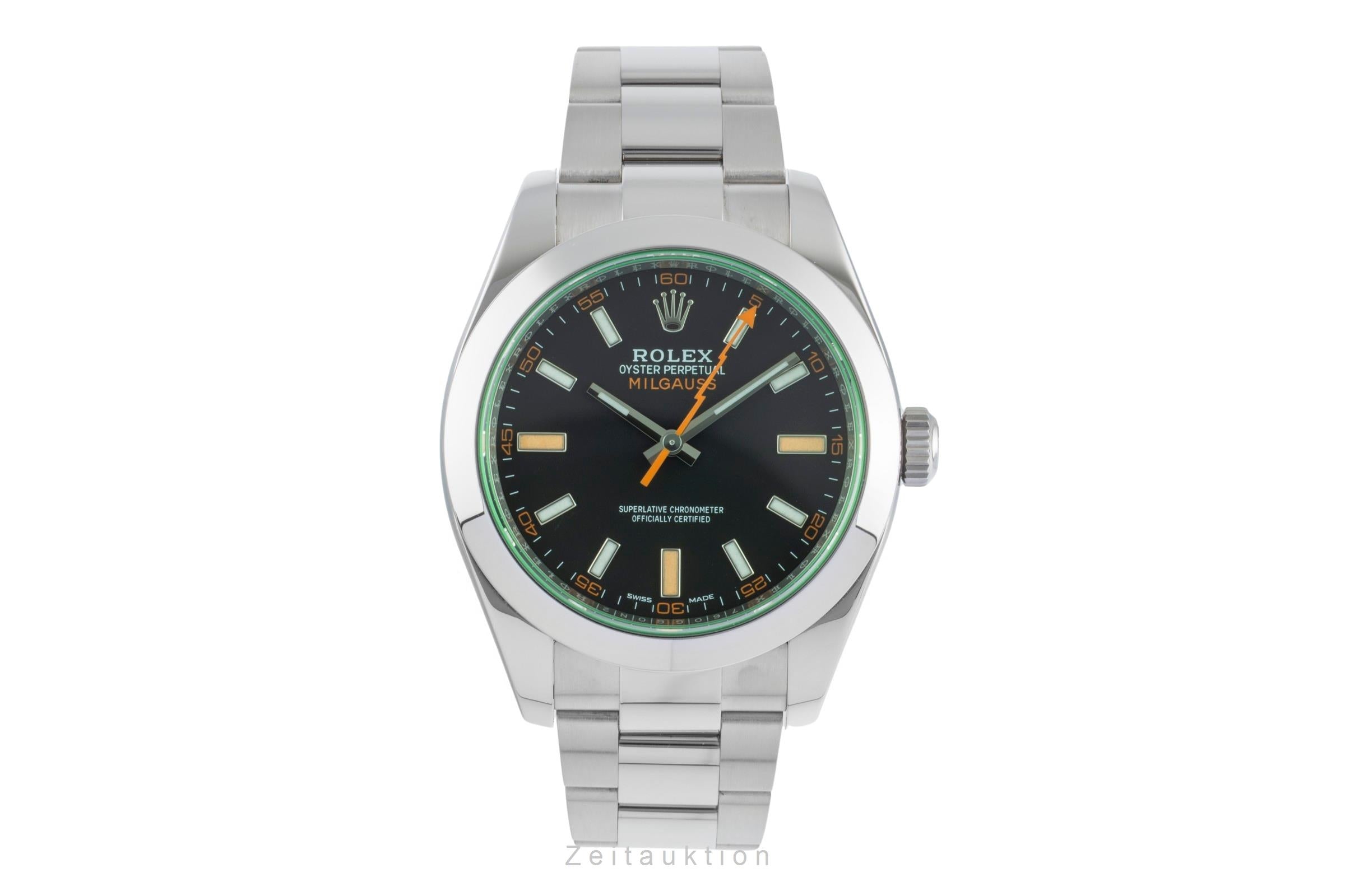 Rolex Milgauss steel automatic men's watch 116400GV  [2505750]