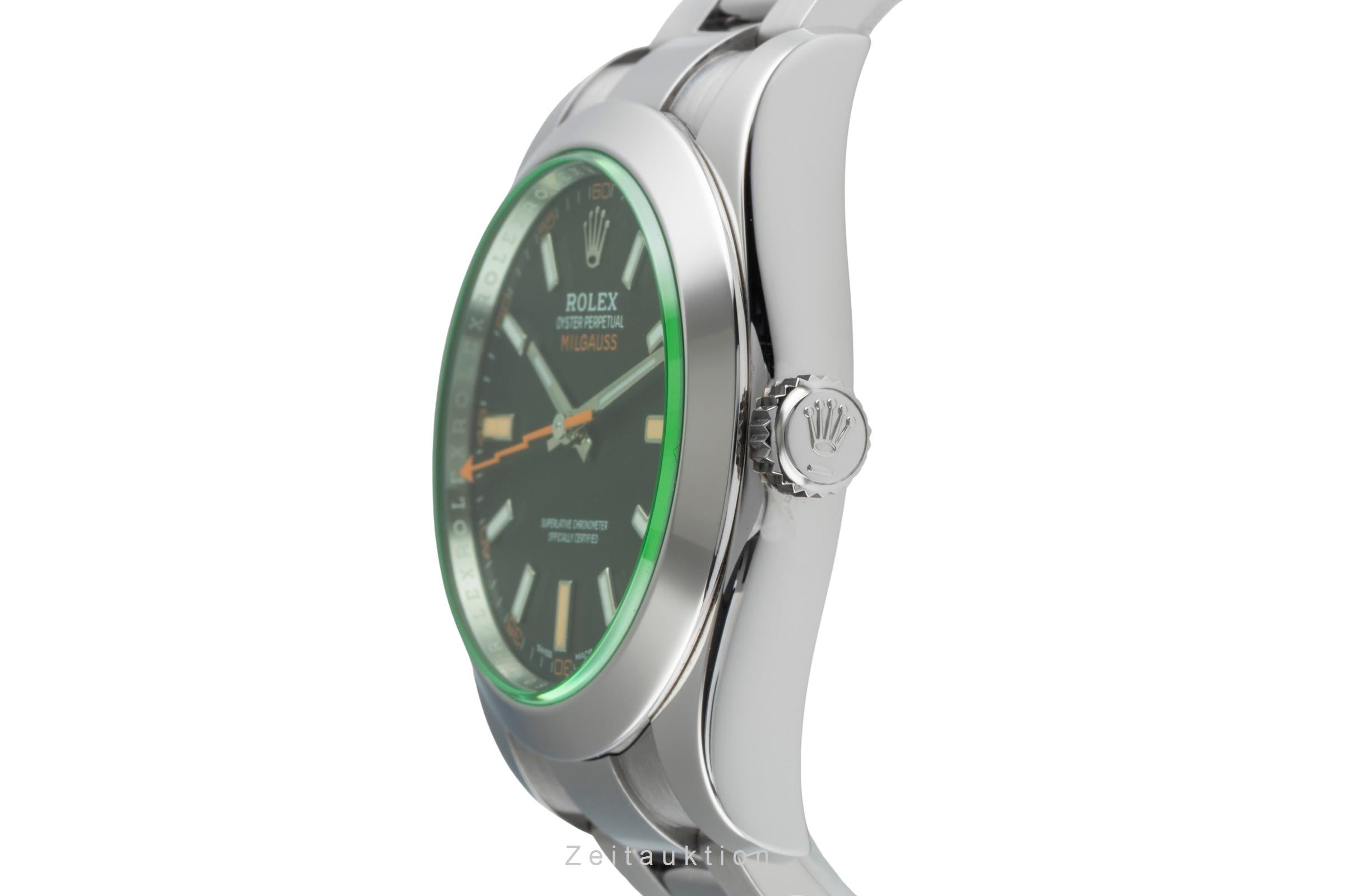 Rolex Milgauss steel automatic men's watch 116400GV  [2505750]