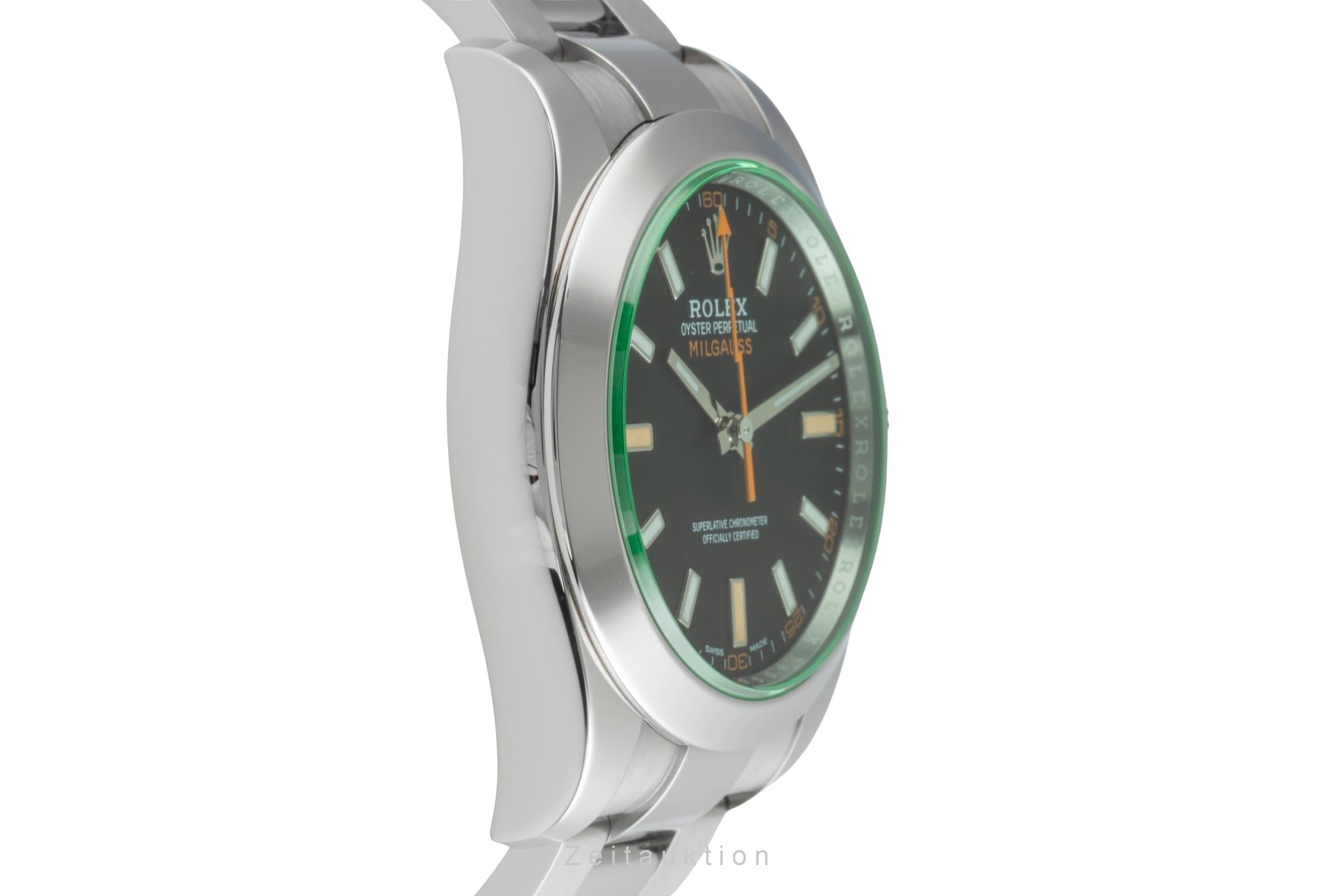 Rolex Milgauss steel automatic men's watch 116400GV  [2505750]