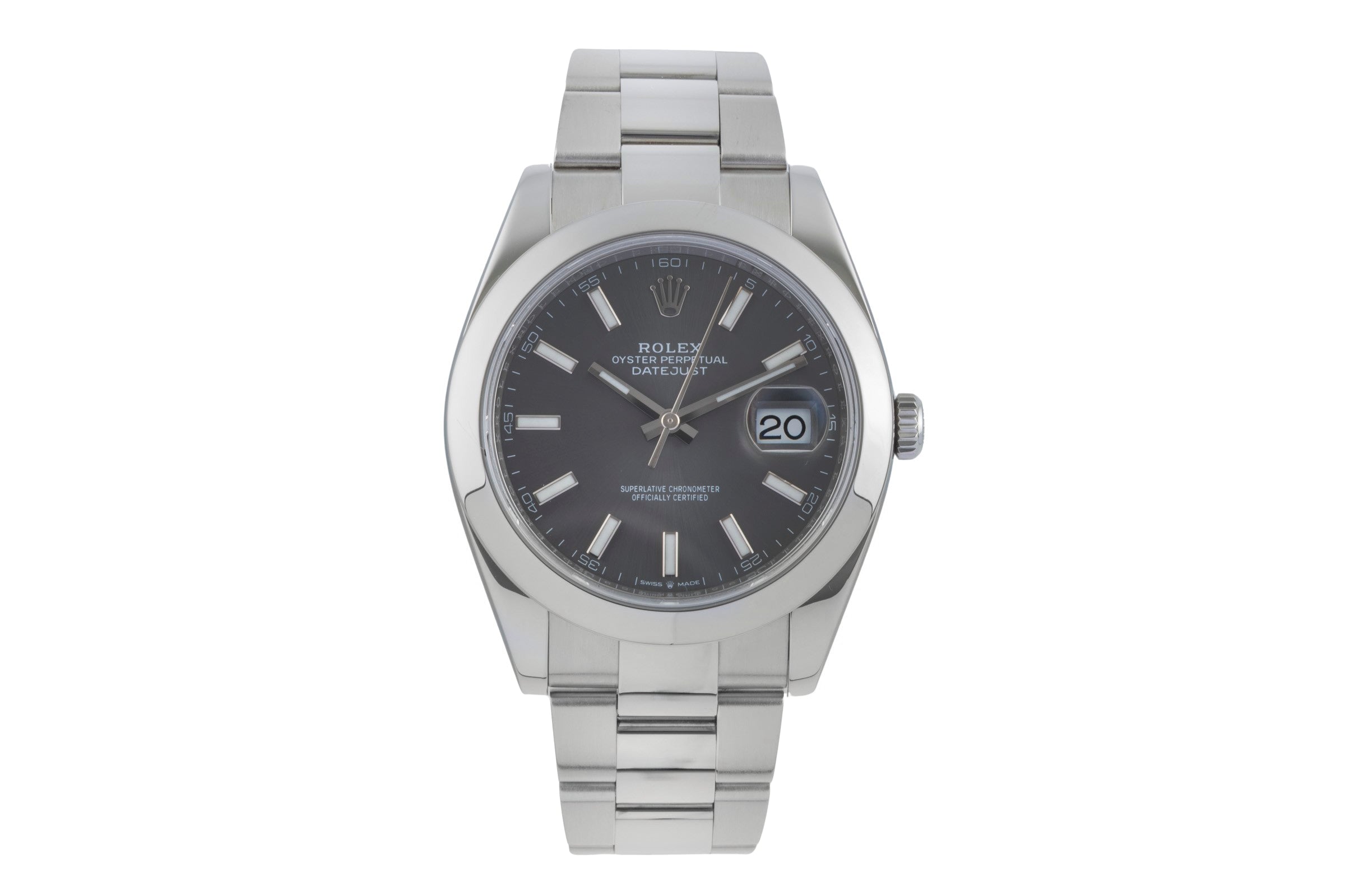 Rolex Datejust steel automatic men's watch 126300  [2505752]