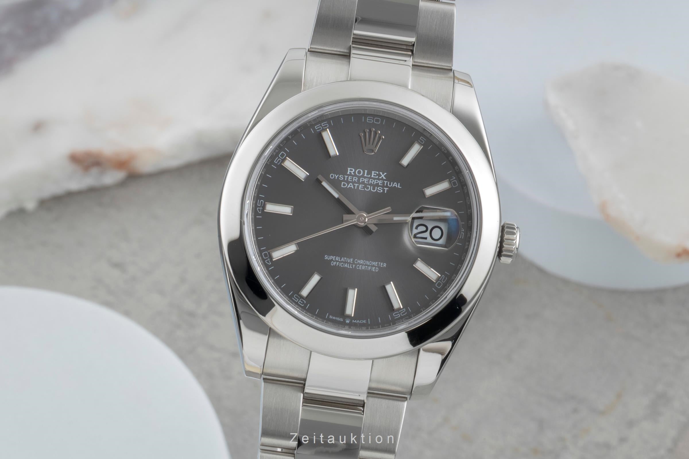 Rolex Datejust steel automatic men's watch 126300  [2505752]