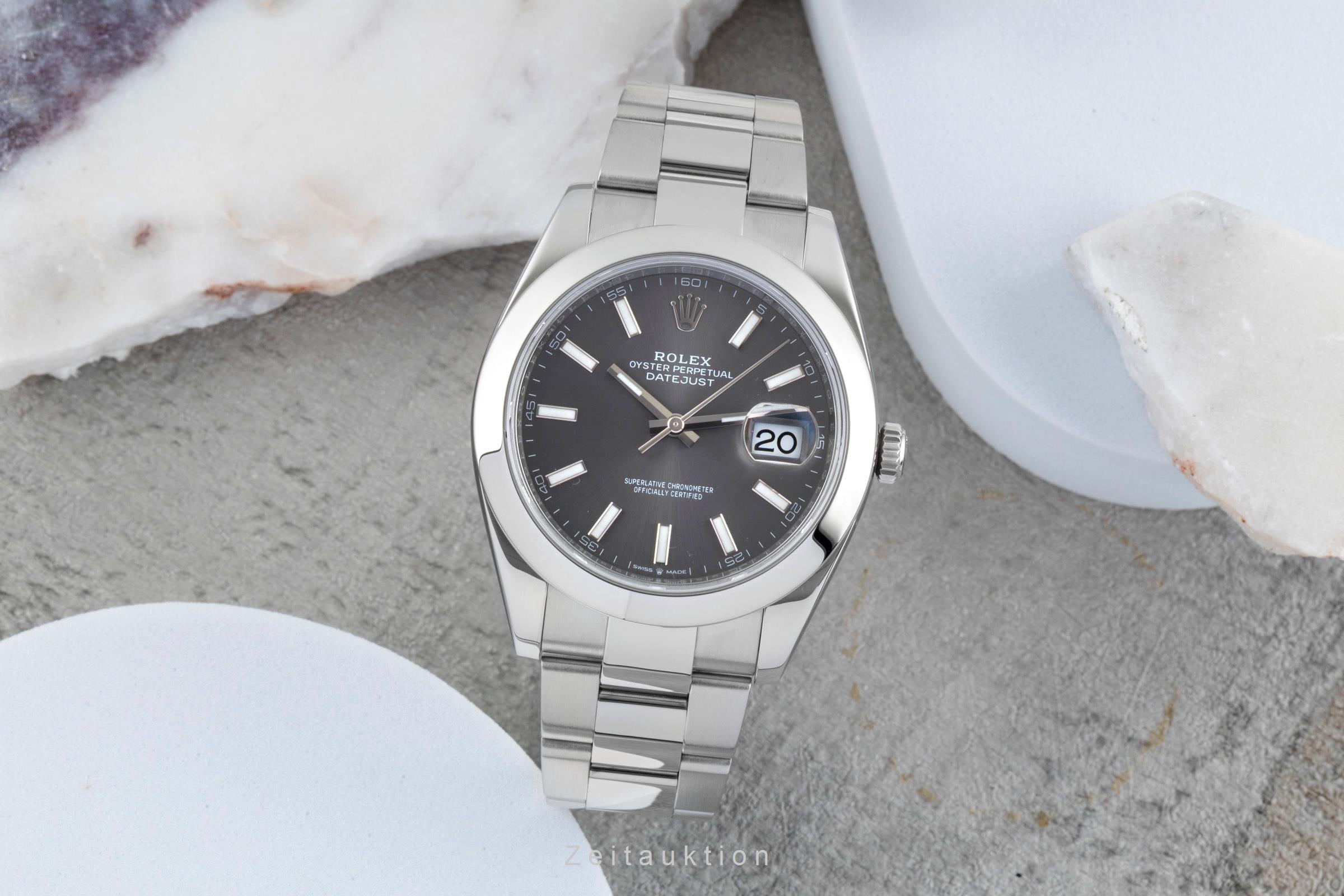 Rolex Datejust steel automatic men's watch 126300  [2505752]