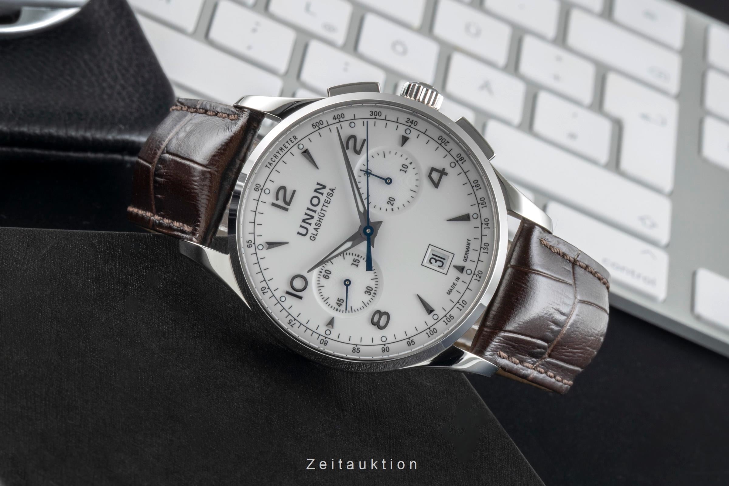 Union Glashütte Noramis cronógrafo acero automático reloj para caballeros D008.427.16.017.00  [2505753]