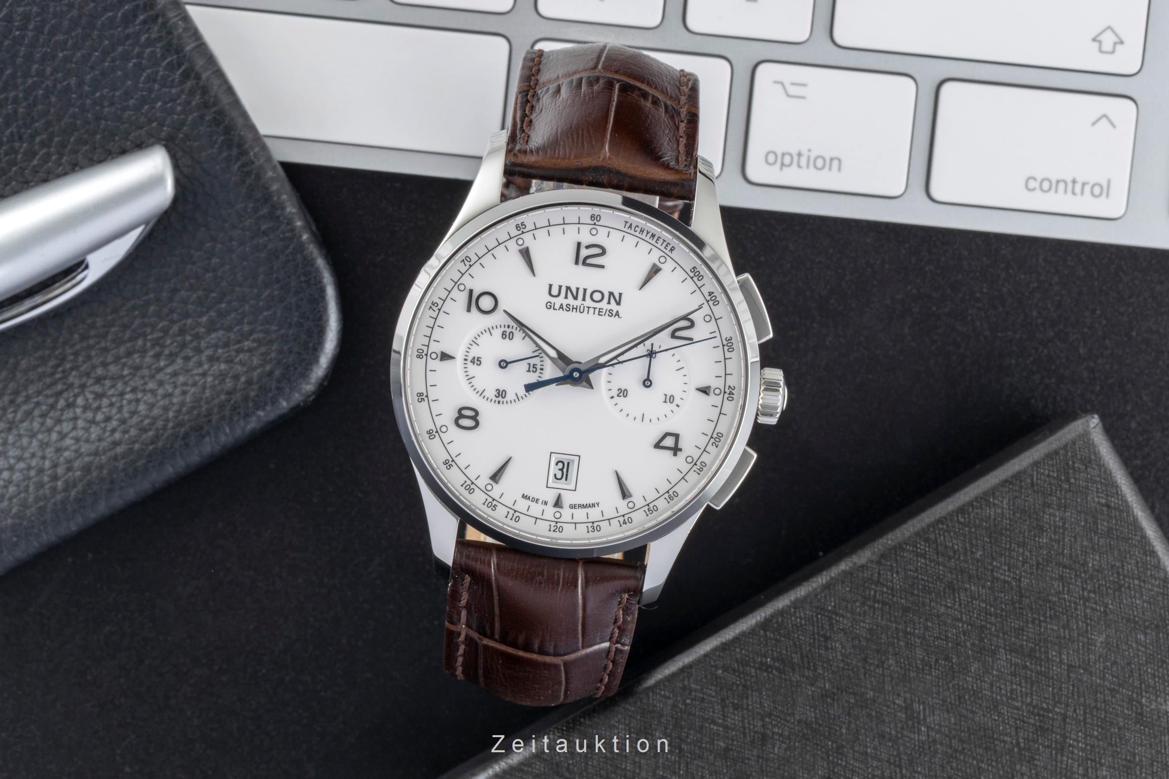 Union Glashütte Noramis cronógrafo acero automático reloj para caballeros D008.427.16.017.00  [2505753]