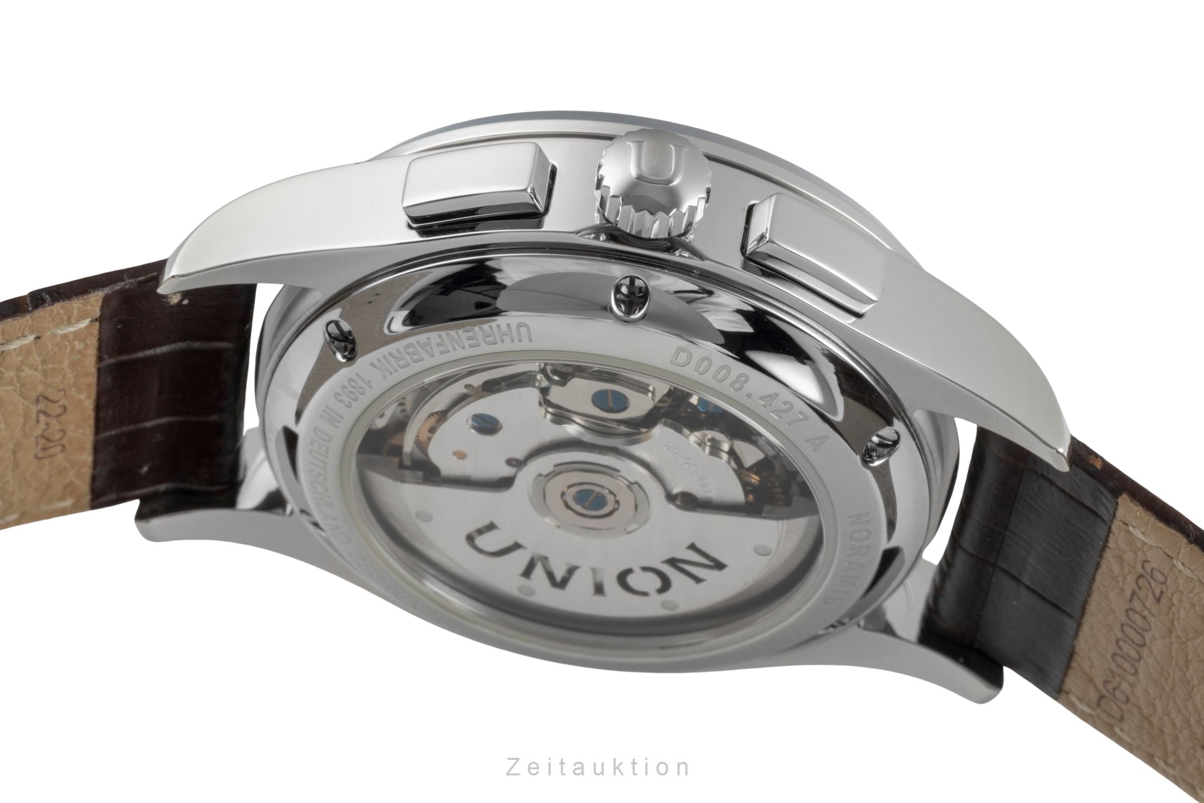Union Glashütte Noramis cronógrafo acero automático reloj para caballeros D008.427.16.017.00  [2505753]