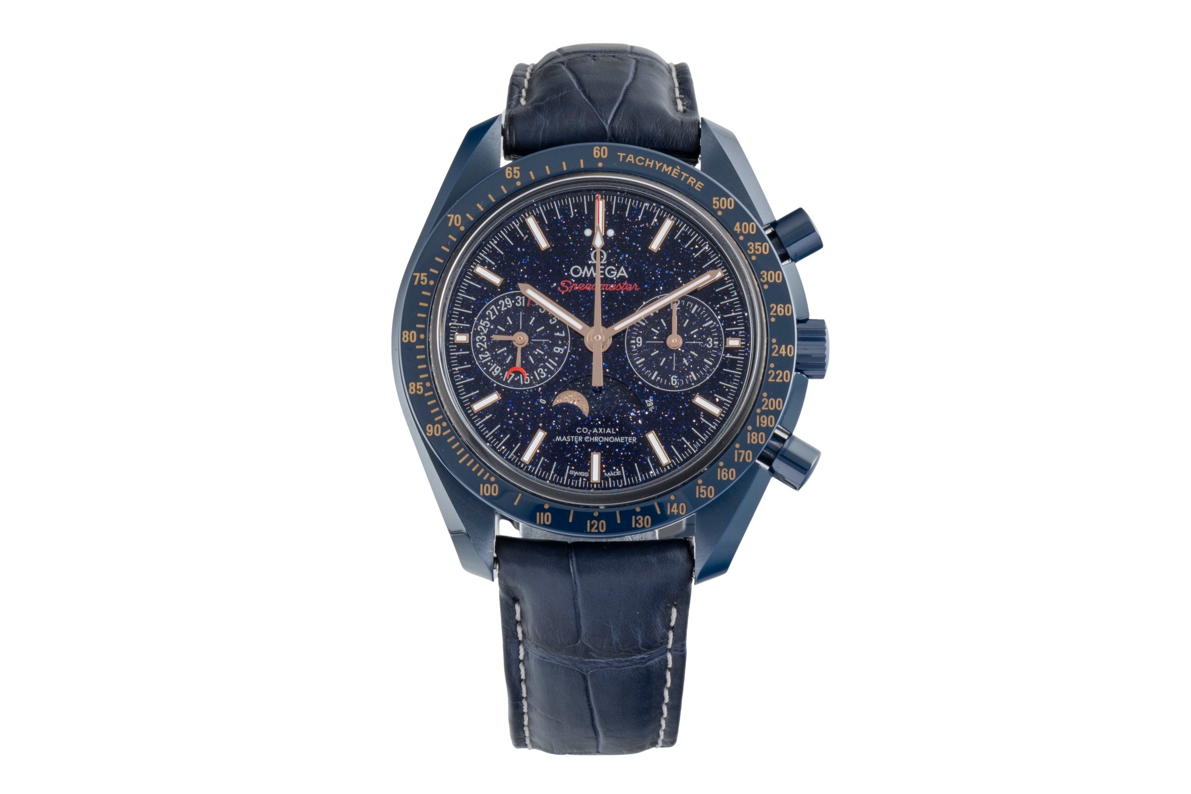 Omega Speedmaster Moonwatch chronographe céramique automatique montre pour hommes 304.93.44.52.03.002 LP: 16000EUR  [2505754]