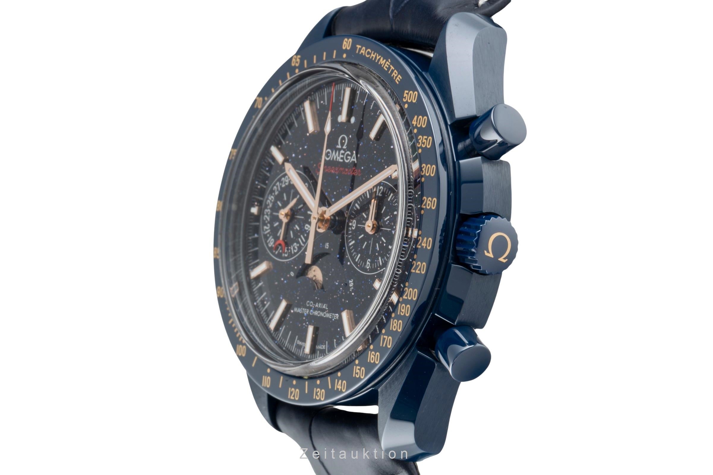 Omega Speedmaster Moonwatch chronographe céramique automatique montre pour hommes 304.93.44.52.03.002 LP: 16000EUR  [2505754]